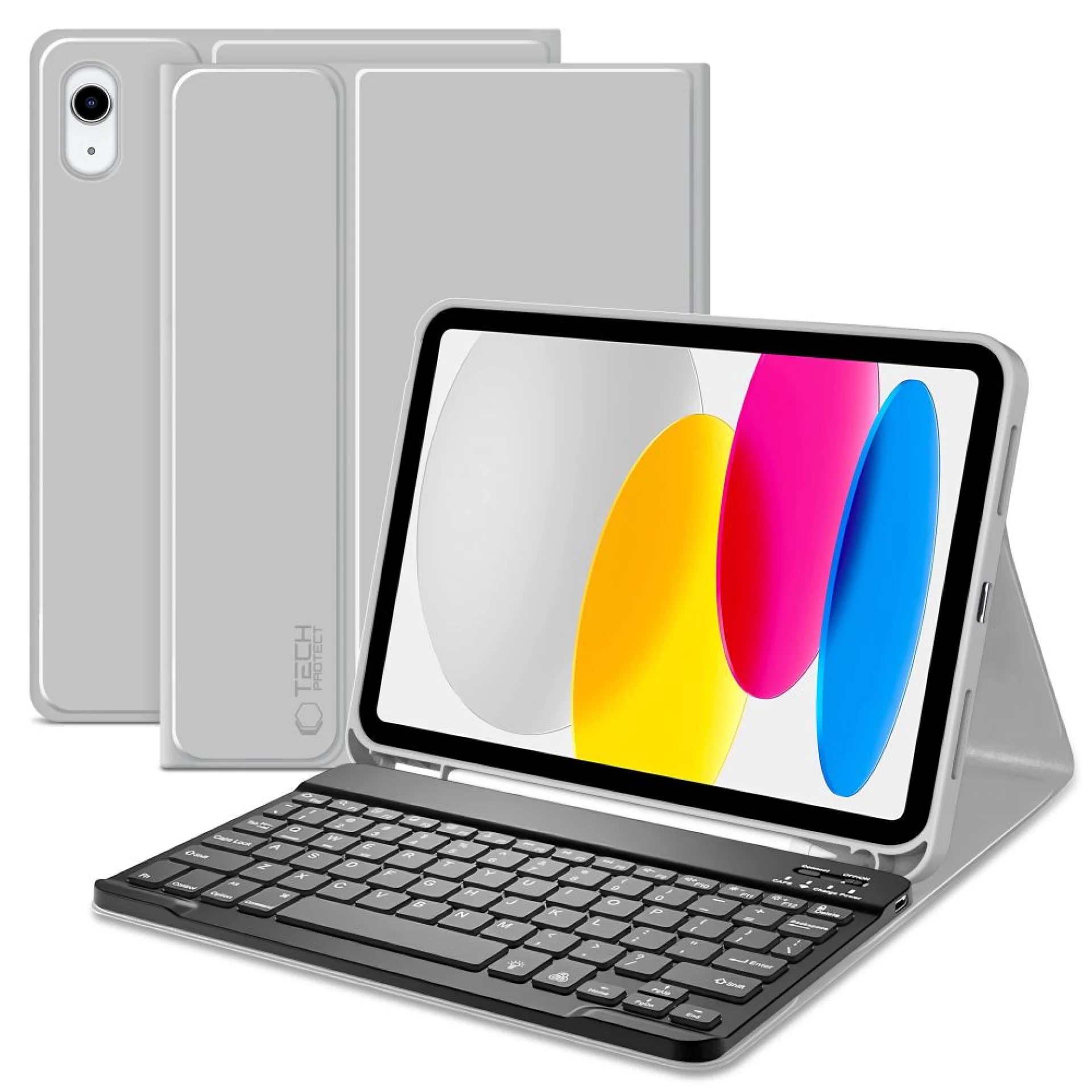 Futrola Tech-Protect SC Pen + Keyboard Case za iPad 10.9 2022 / 11 2025 siva