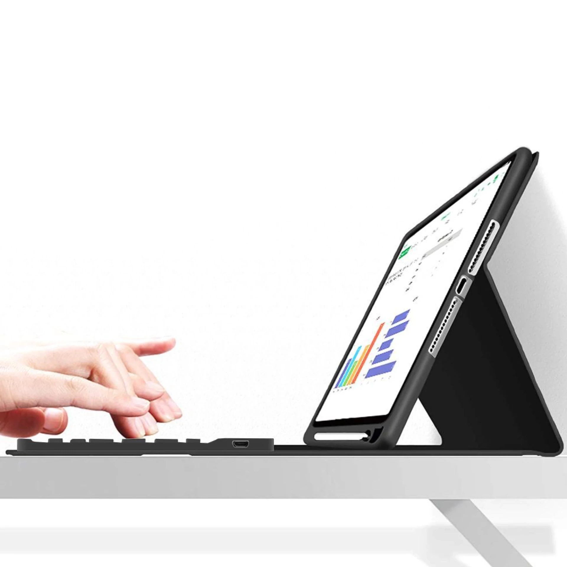 Futrola Tech-Protect SC Pen + Keyboard Case za iPad 10.9 2022 crna
