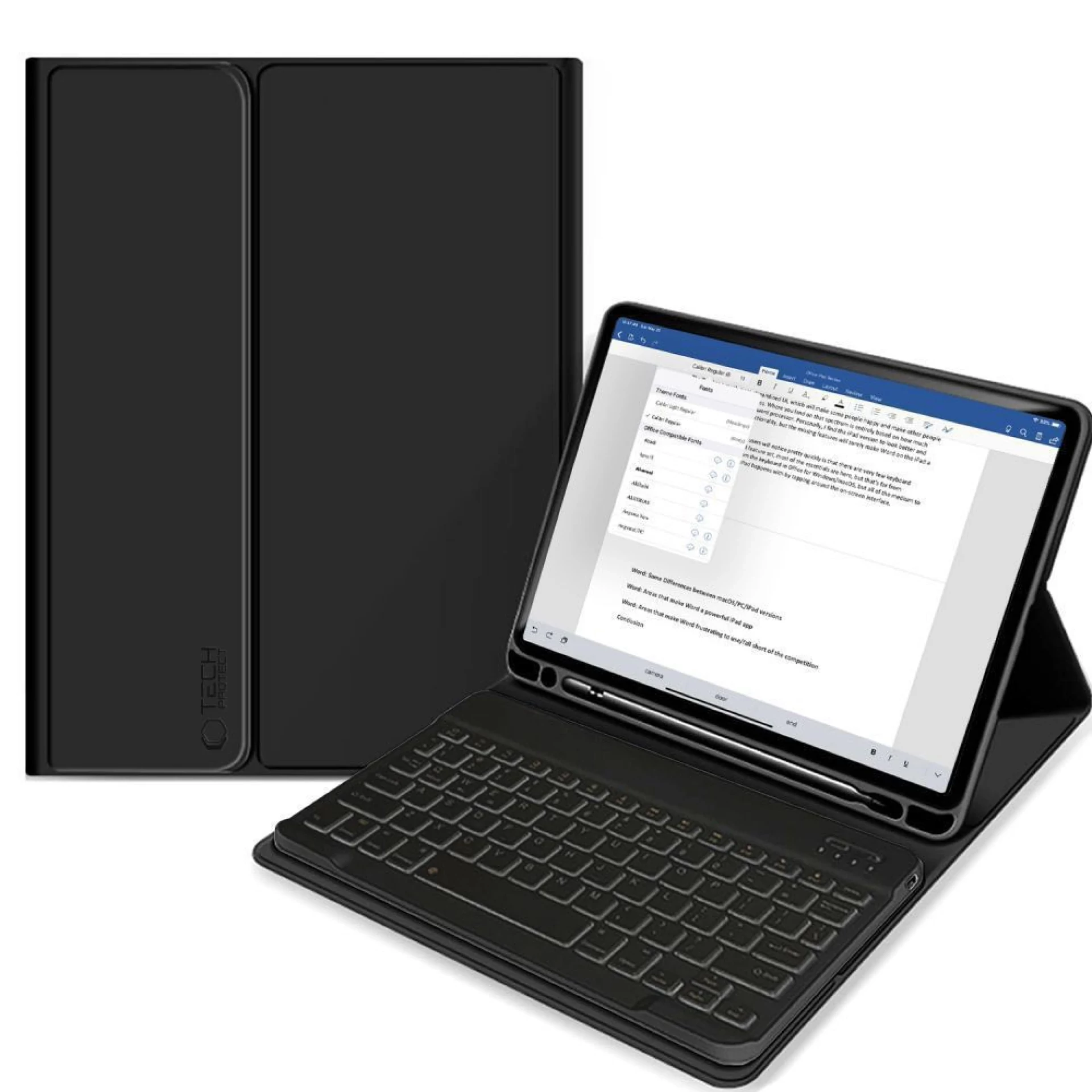 Futrola Tech-Protect SC Pen + Keyboard Case za iPad 10.9 2022 crna