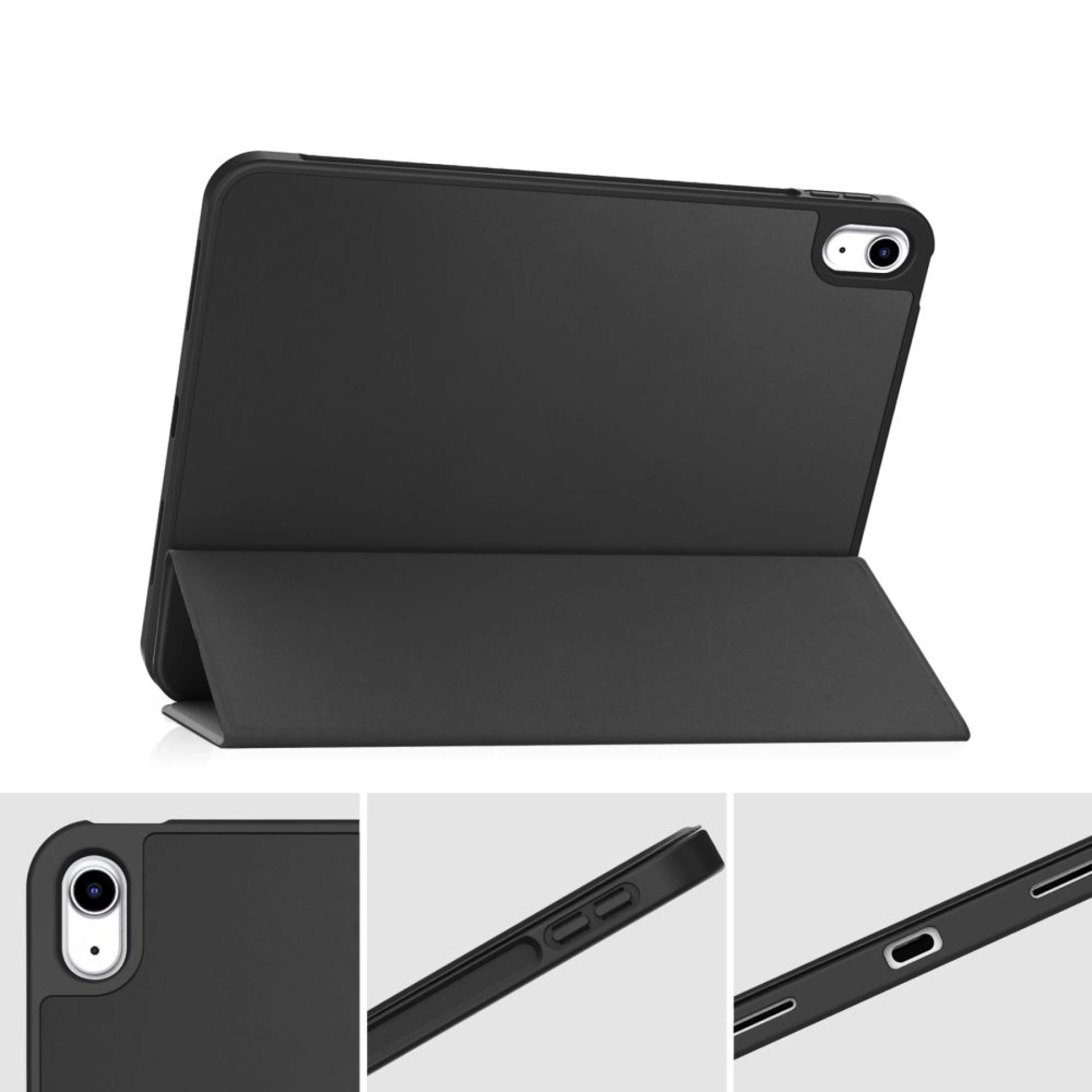 Futrola Tech-Protect Smart Case za iPad 10.9 2022 crna