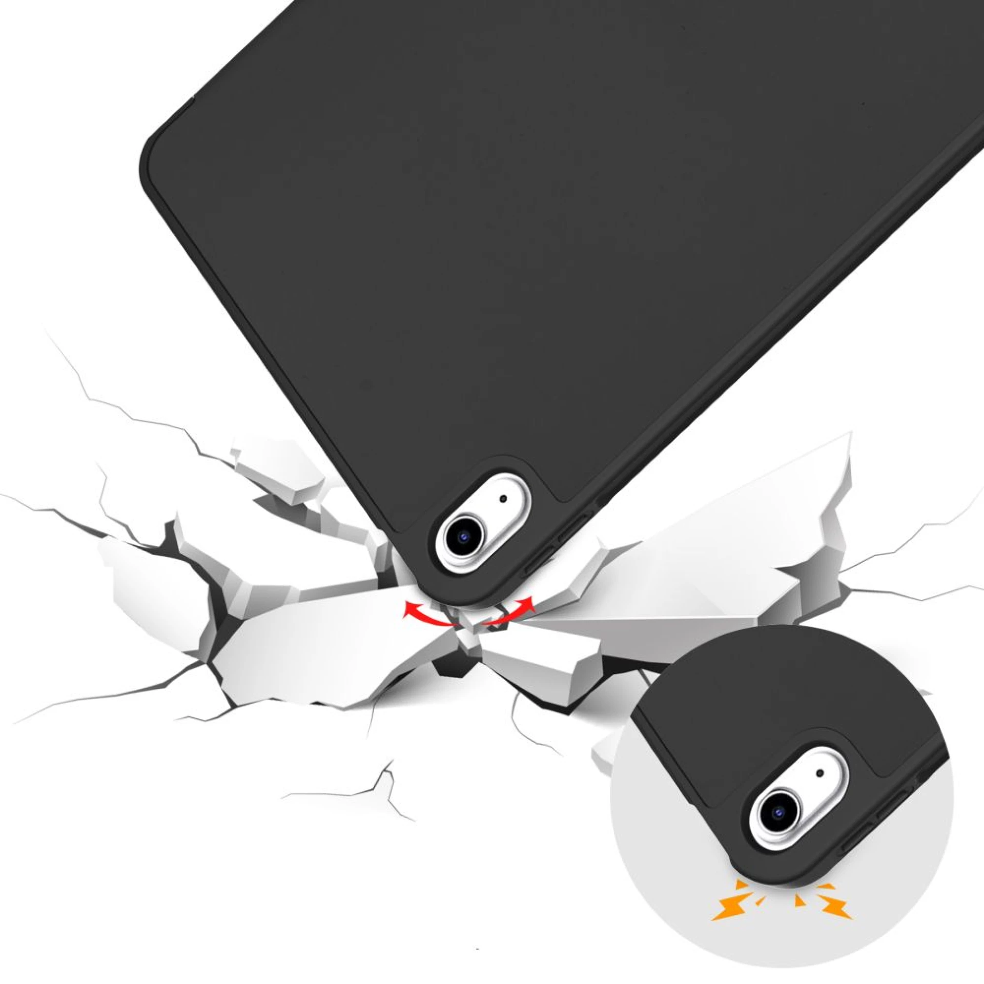 Futrola Tech-Protect Smart Case za iPad 10.9 2022 crna