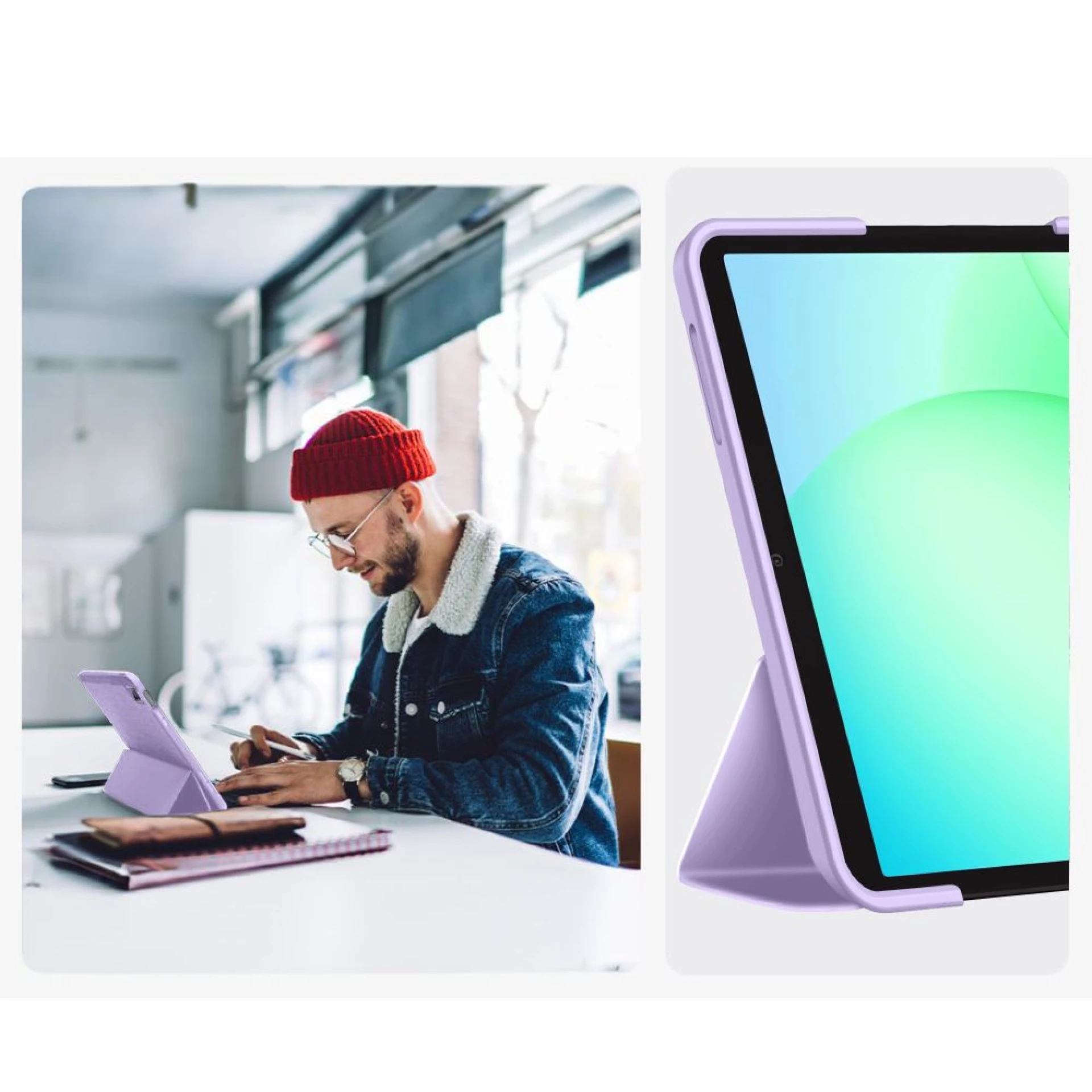 Futrola Tech-Protect SmartCase za Samsung Tab A9/A11 8.7 X110/X115 purple