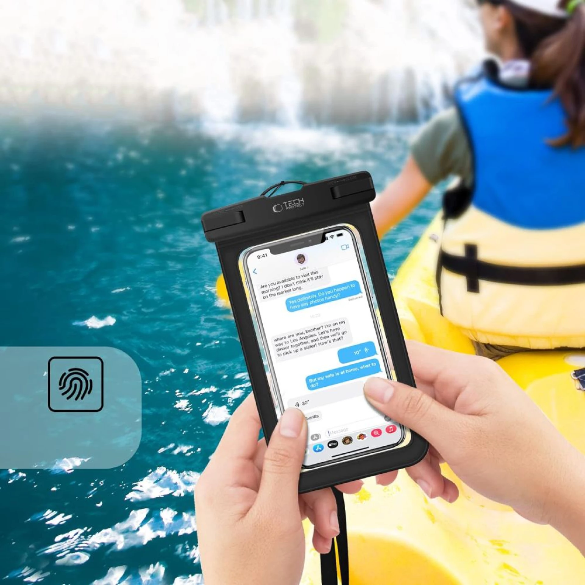 Futrola Tech-Protect Waterproof Case UWC9 vodootporna do 8.9"