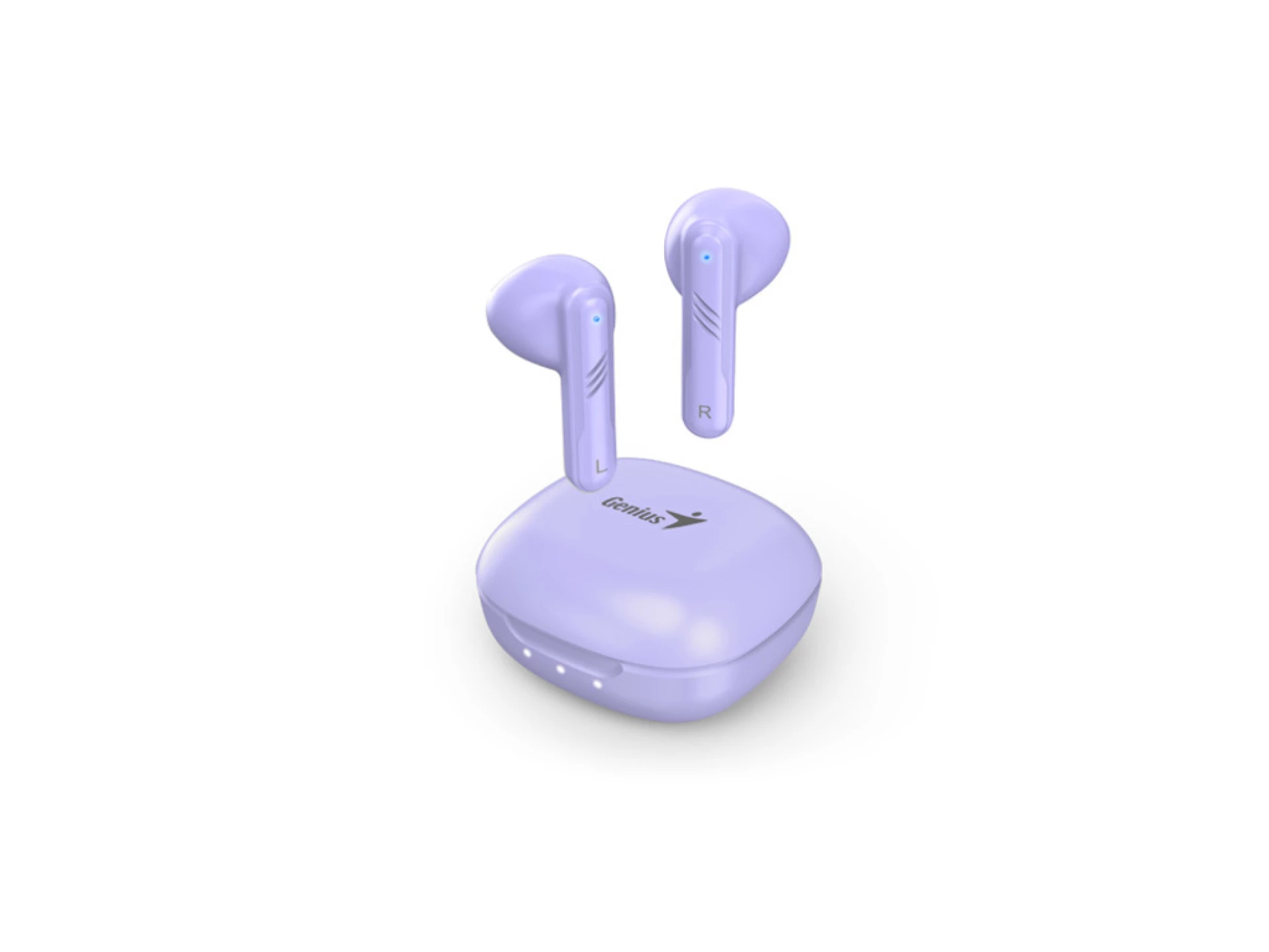 Genius slušalice HS-M905 BT bluetooth light purple,type-c do 10m, do 4 sata rada, BT 5.3