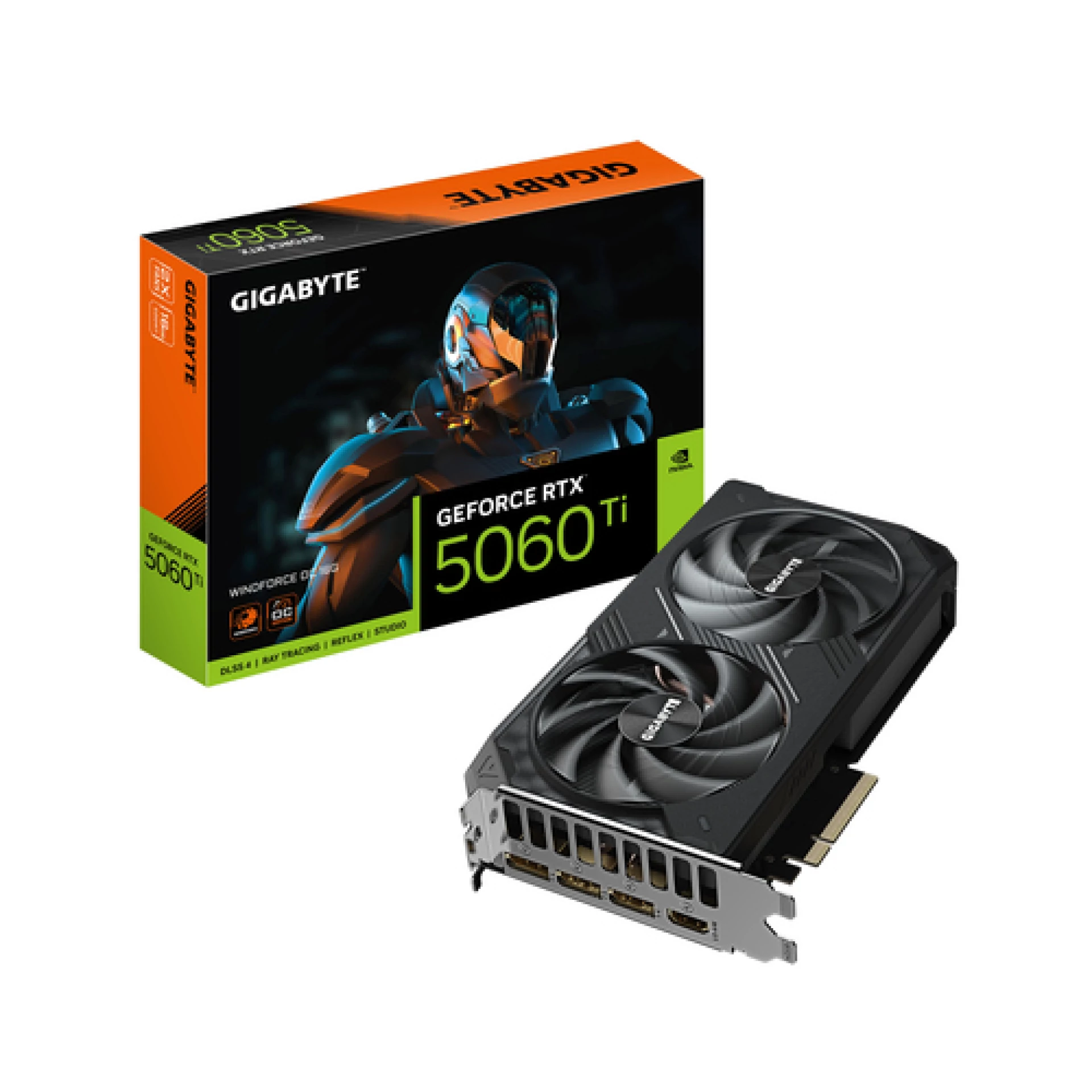 Gigabyte 5060 Ti Windforce OC16GB GDDR7, 128-bit,3x DP, 1x HDMI