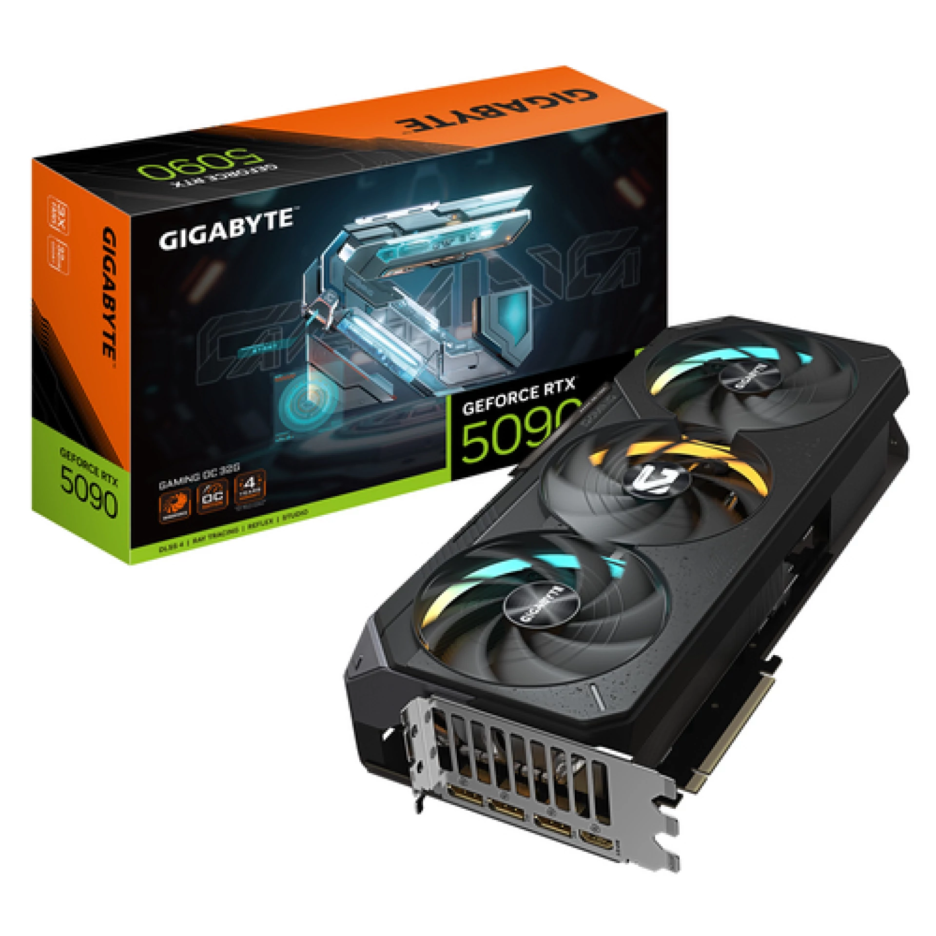 Gigabyte 5090 Gaming OC 32GB32GB GDDR7, 512-bit3x DP, 1xHDMI