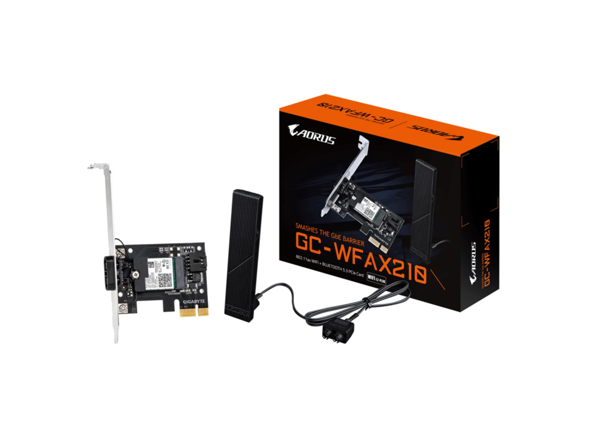 Gigabyte GC-WFAX210 Intel WI-FI 6E AX210 module High Speed 240Mbps, Bluetooth 5.2