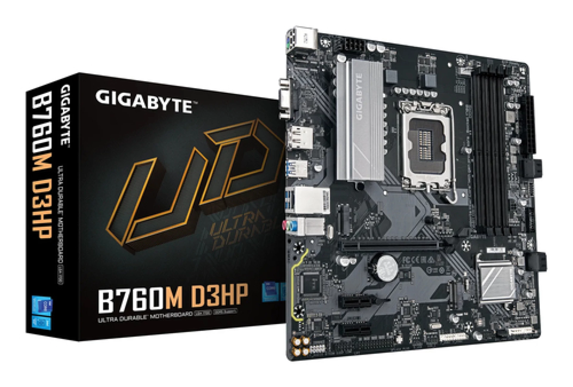 Gigabyte MB B760M D3HP LGA1700; 4xDDR5; 2xM.2,4xSATA HDMI, DP, D-Sub,LAN chip,12x USB,  mATX