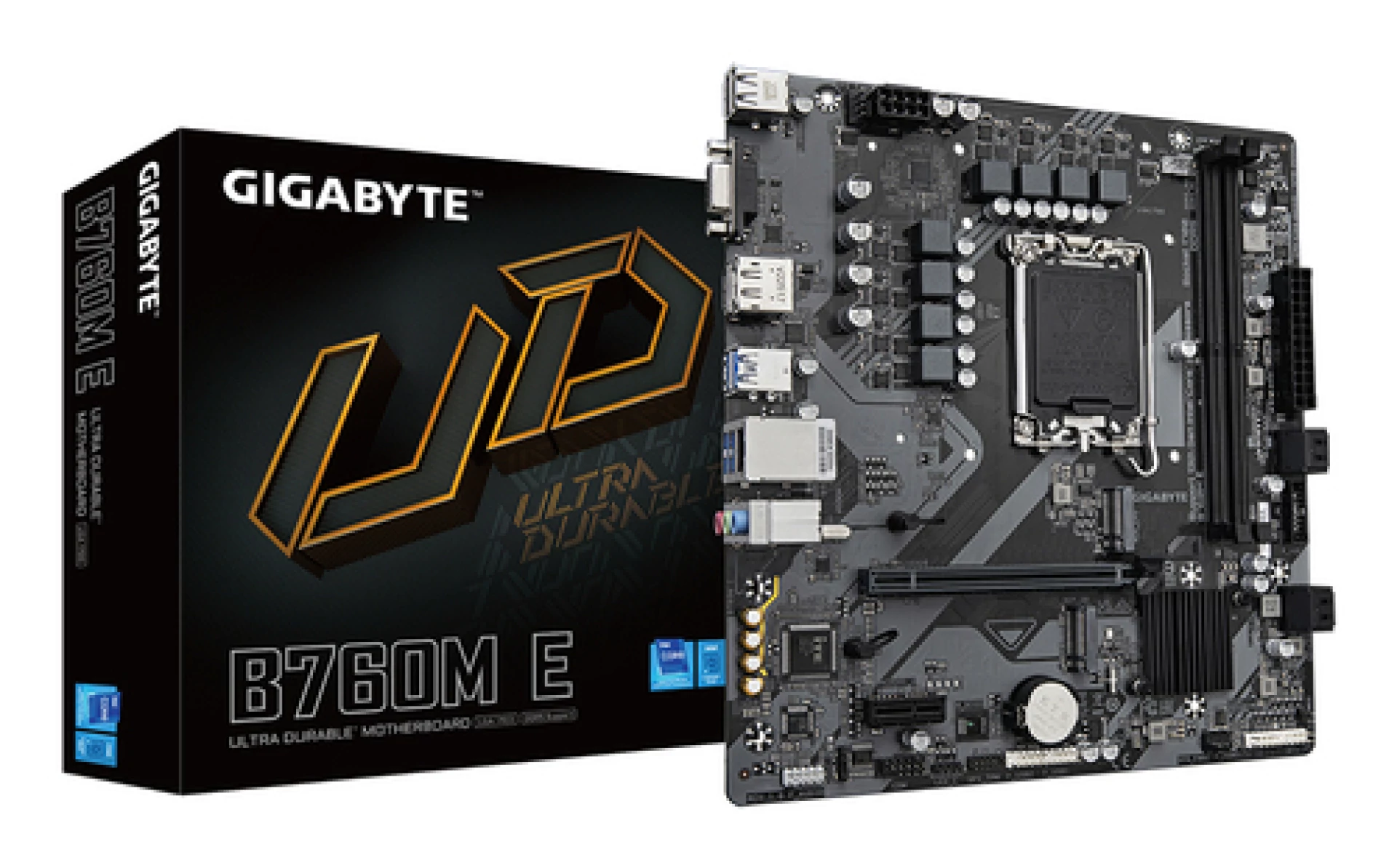 Gigabyte MB B760M ELGA1700; 2xDDR5; 2xM.2, 4xSATA 6xUSB; VGA, HDMI, DP; mATX