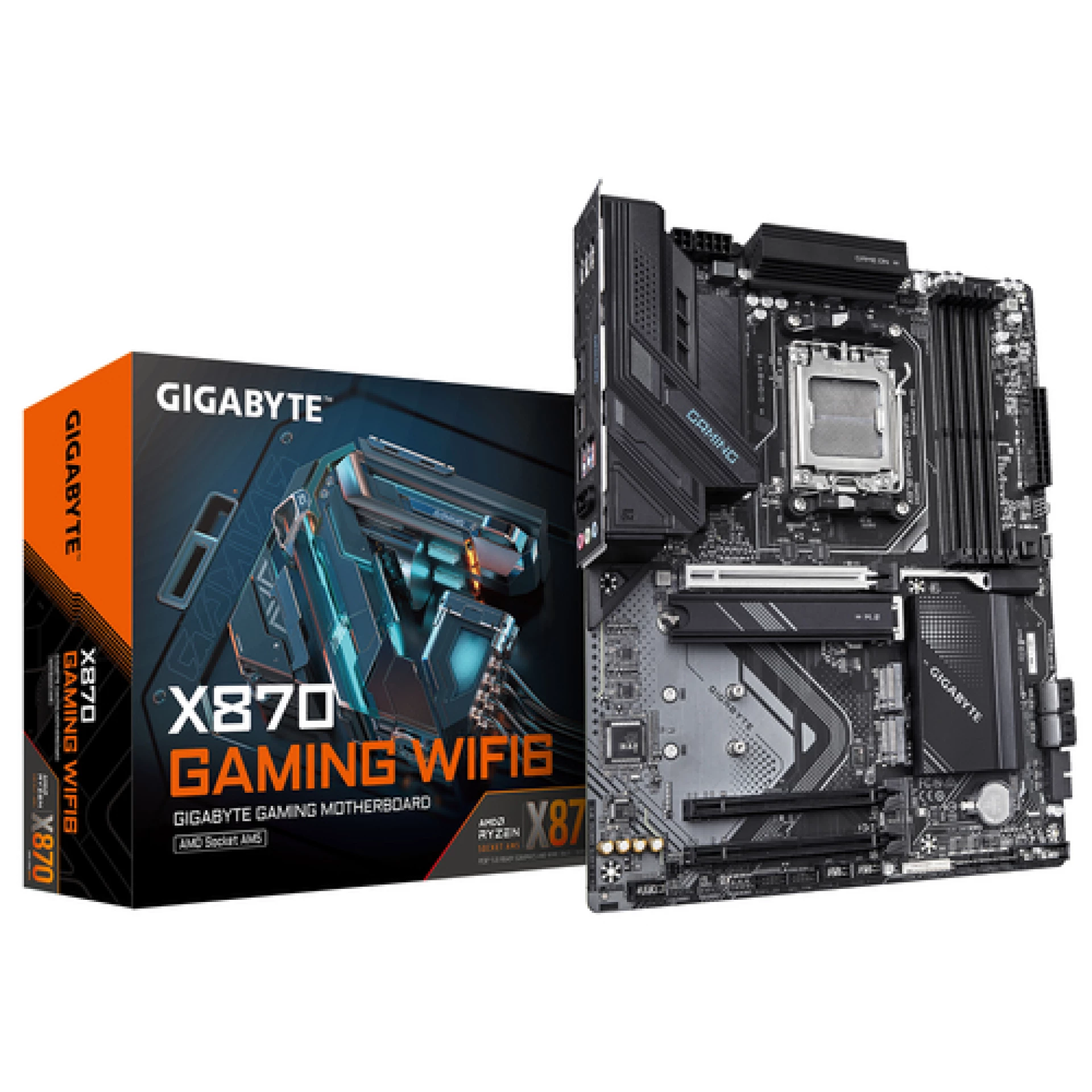 Gigabyte MB X870 GAMING WF6AM5; 4xDDR5; 3xM.2; 4xSATA10xUSB; WIFI 6; ATX; RAID