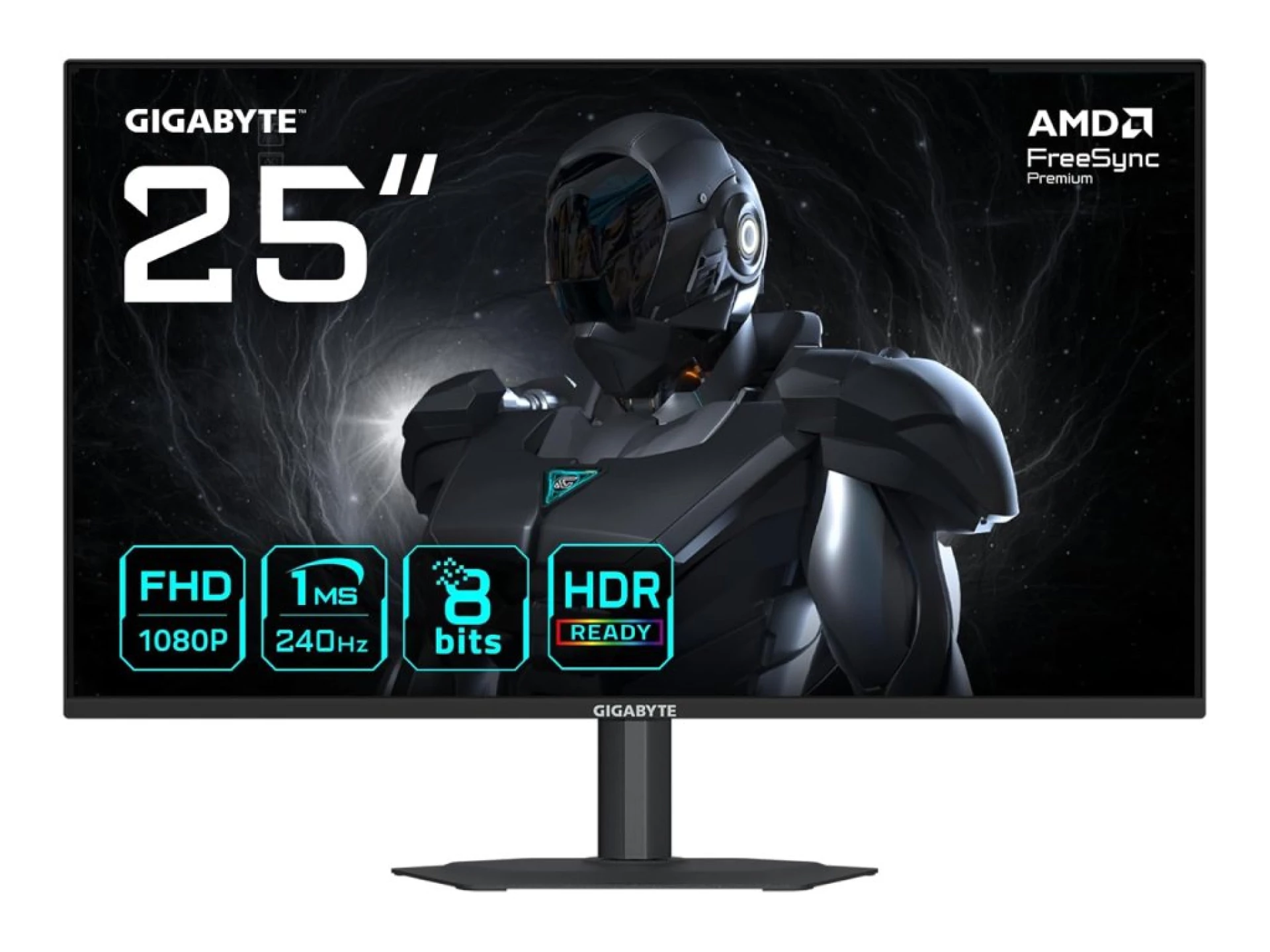 Gigabyte Monitor 24.5" G25F2A 24,5'' SS IPS; FHD; 240Hz 2xHDMI, 1xDP; 3xUSB