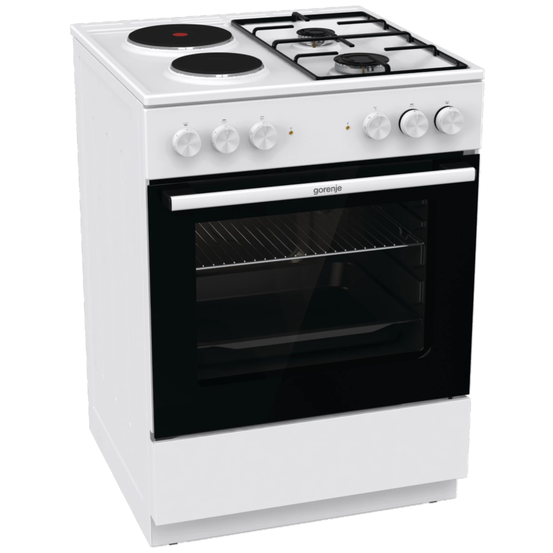 Gorenje Kombinirani štednjak, pećnica 65 l, 5200W, A - GK6A10WG