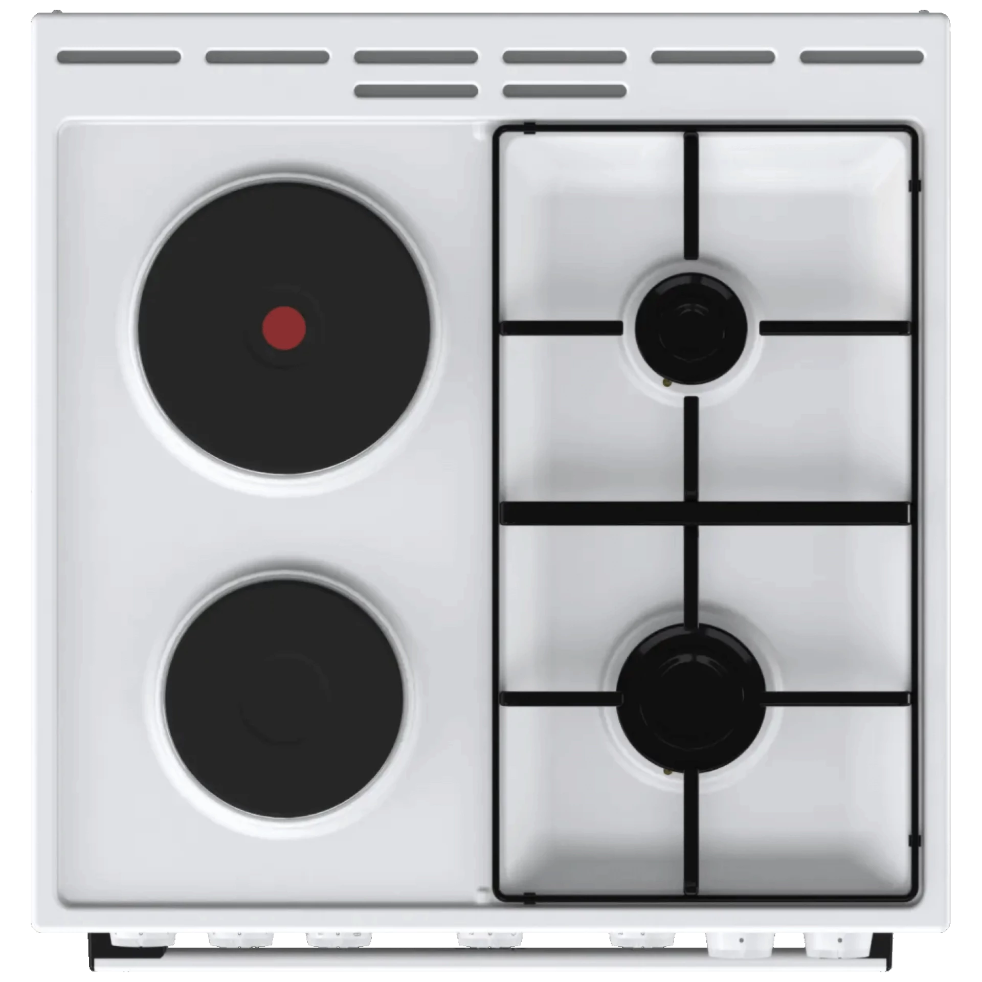 Gorenje Kombinirani štednjak, pećnica 71 l, 5800W, A - GK6B40WG