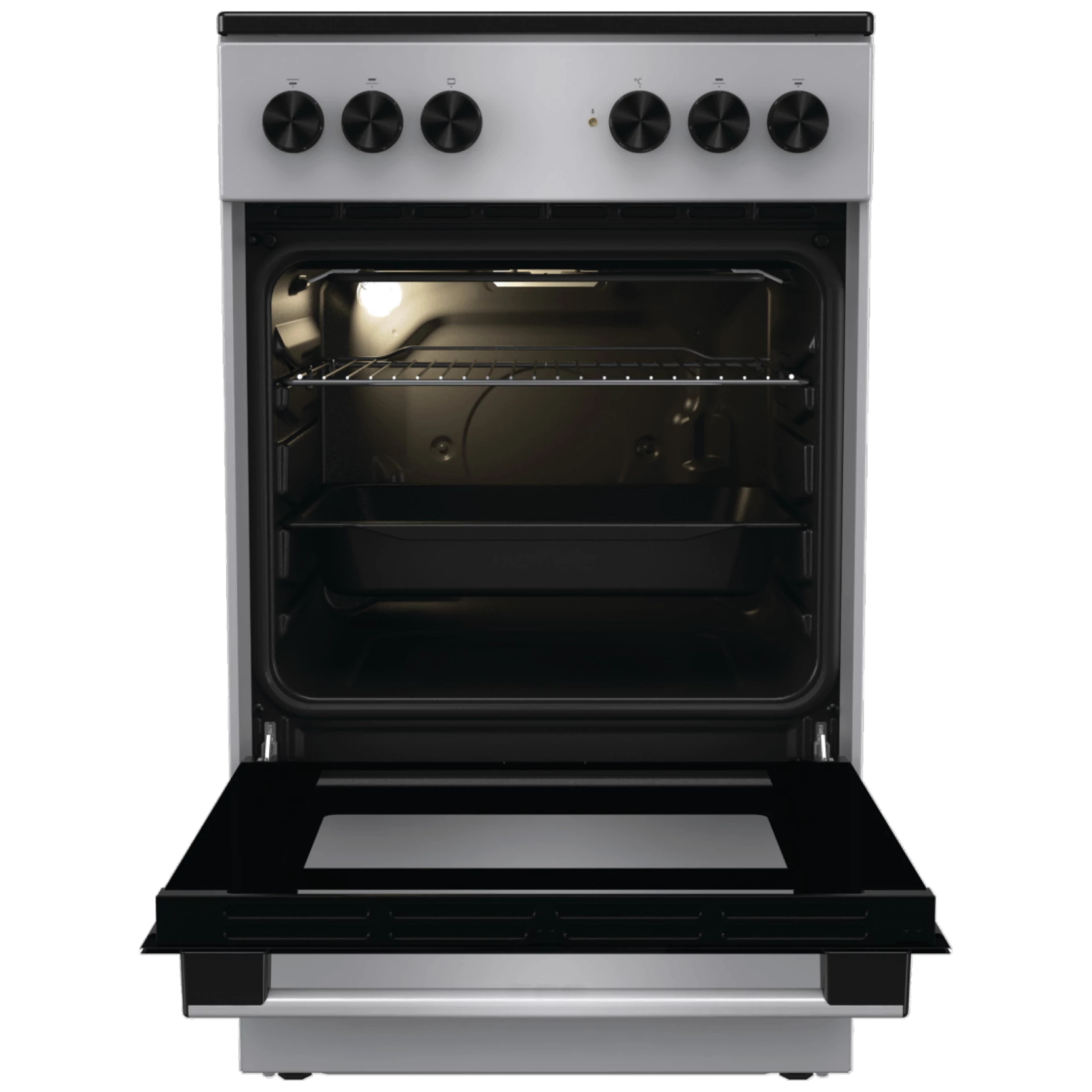 Gorenje Štednjak, staklokeramička ploča, 8000W, pećnica 68 lit, A - GEC5A11SG