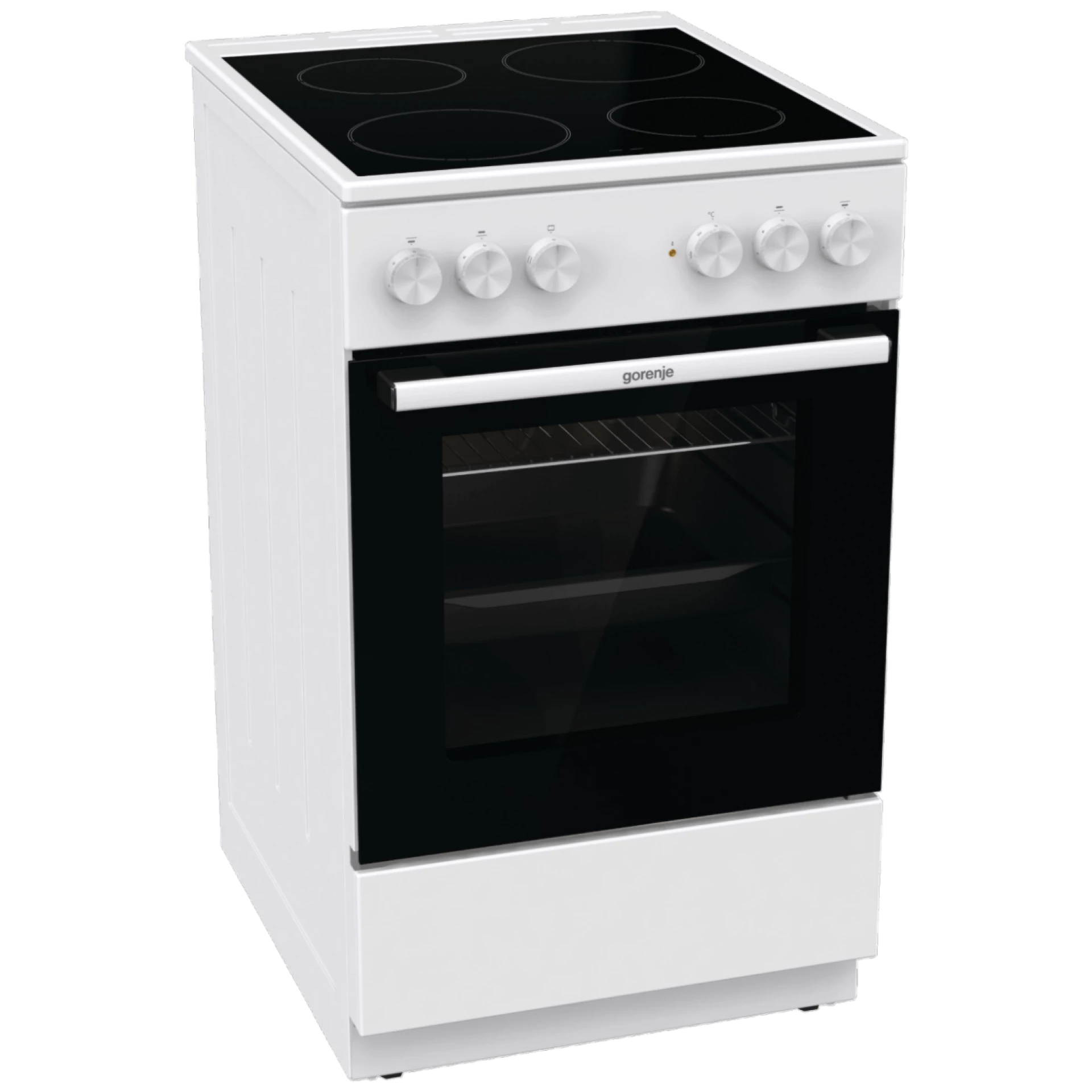 Gorenje Štednjak, staklokeramička ploča, 8000W, pećnica 68 lit, A - GEC5A11WG