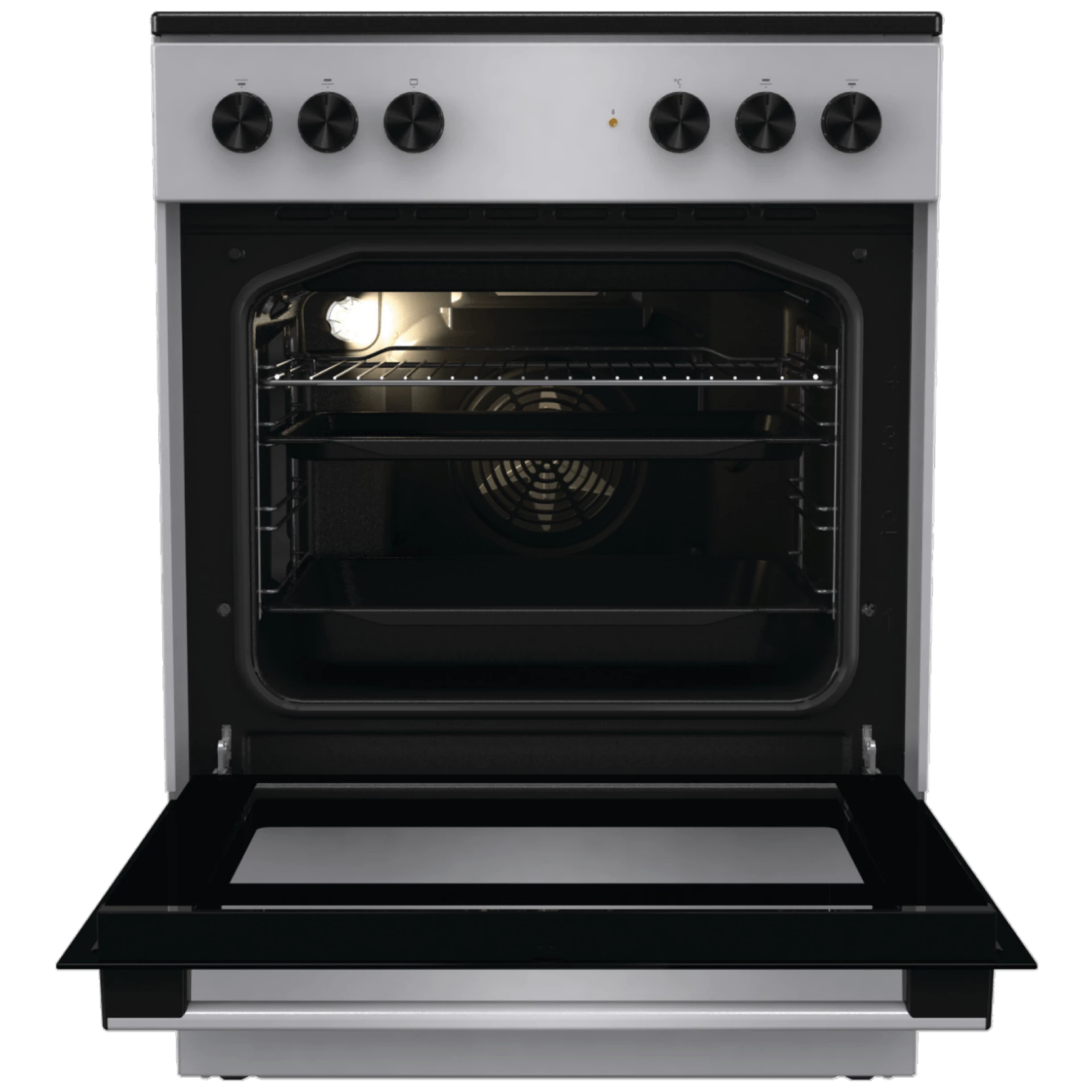 Gorenje Štednjak, staklokeramička ploča, 9200W, pećnica 71 lit, A - GEC6A41SC