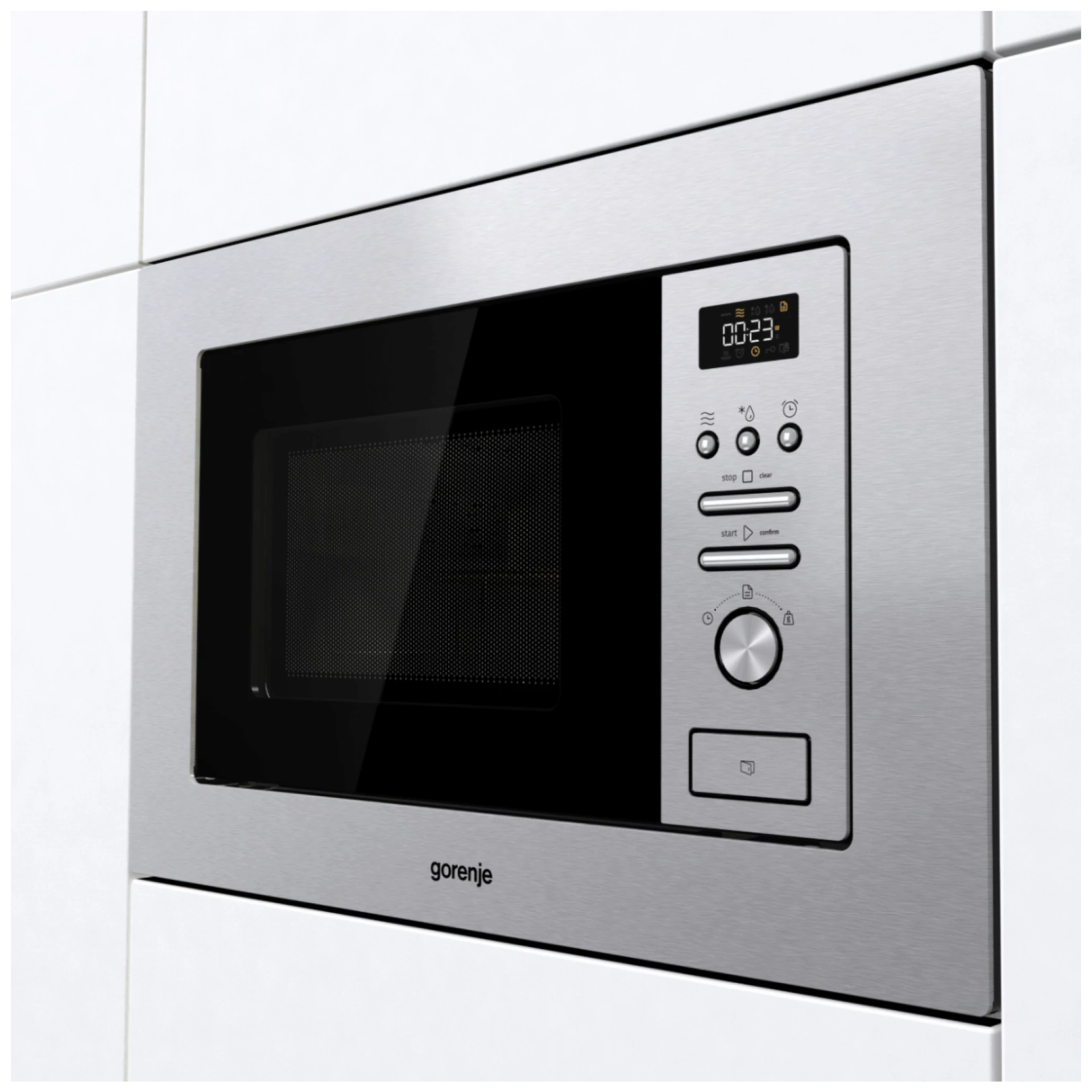 Gorenje Ugradbena mikrovalna pećnica sa grilom, 800 W, 20 lit. - BM201AG1X