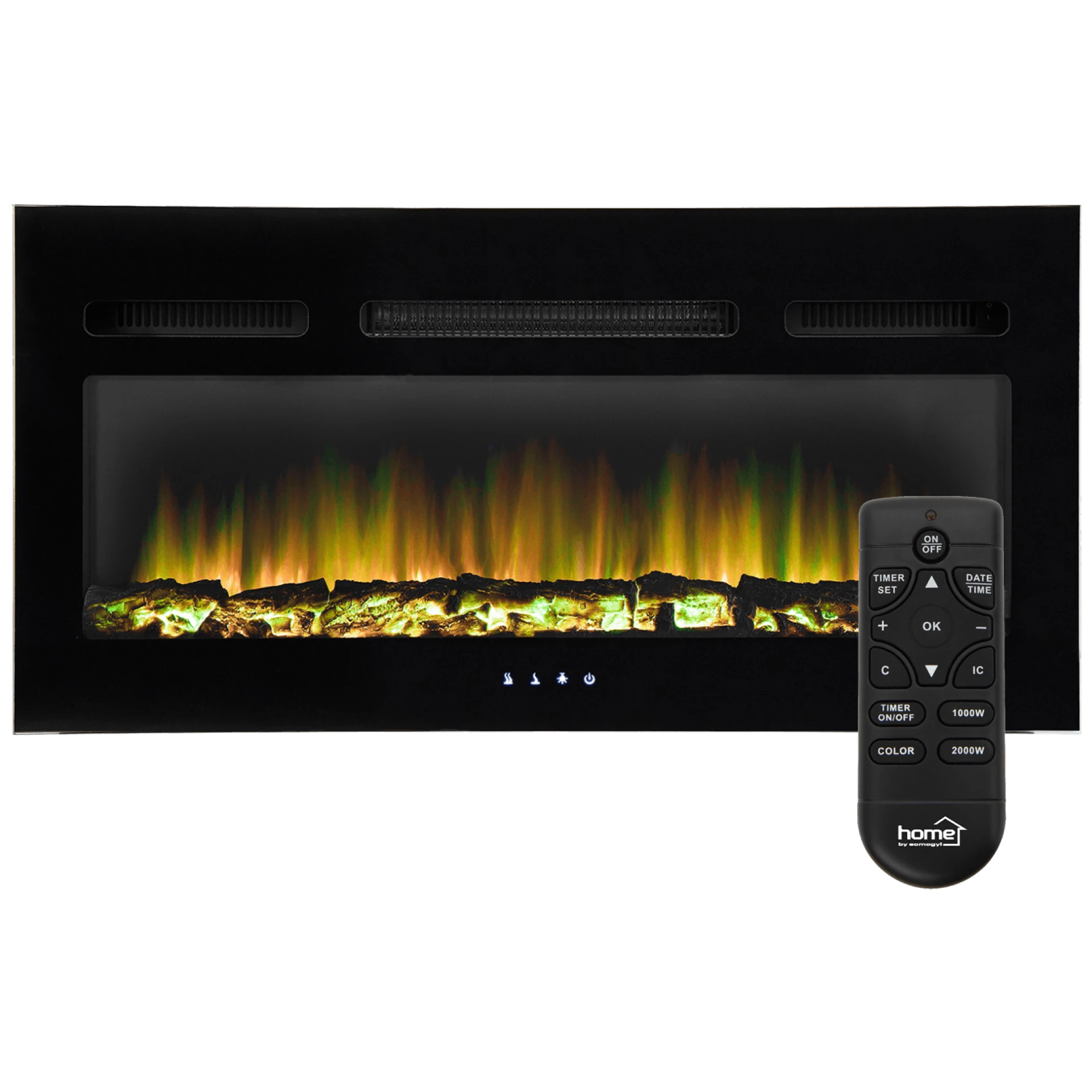 home Kamin, električni, 2000W, daljinski upravljač - FKKI 05