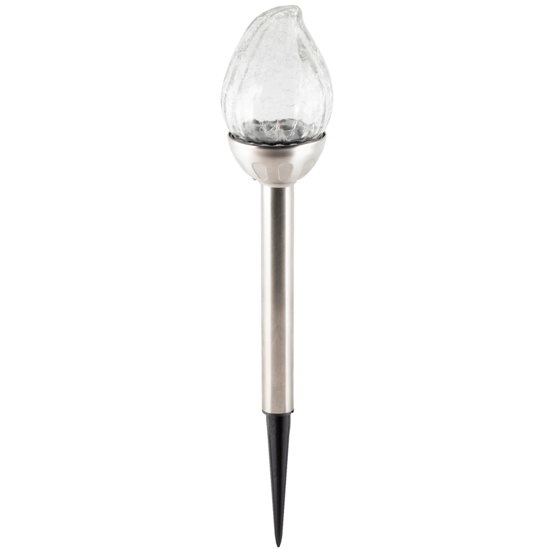 home Solarna vrtna LED lampa, metal / staklo - MX 815