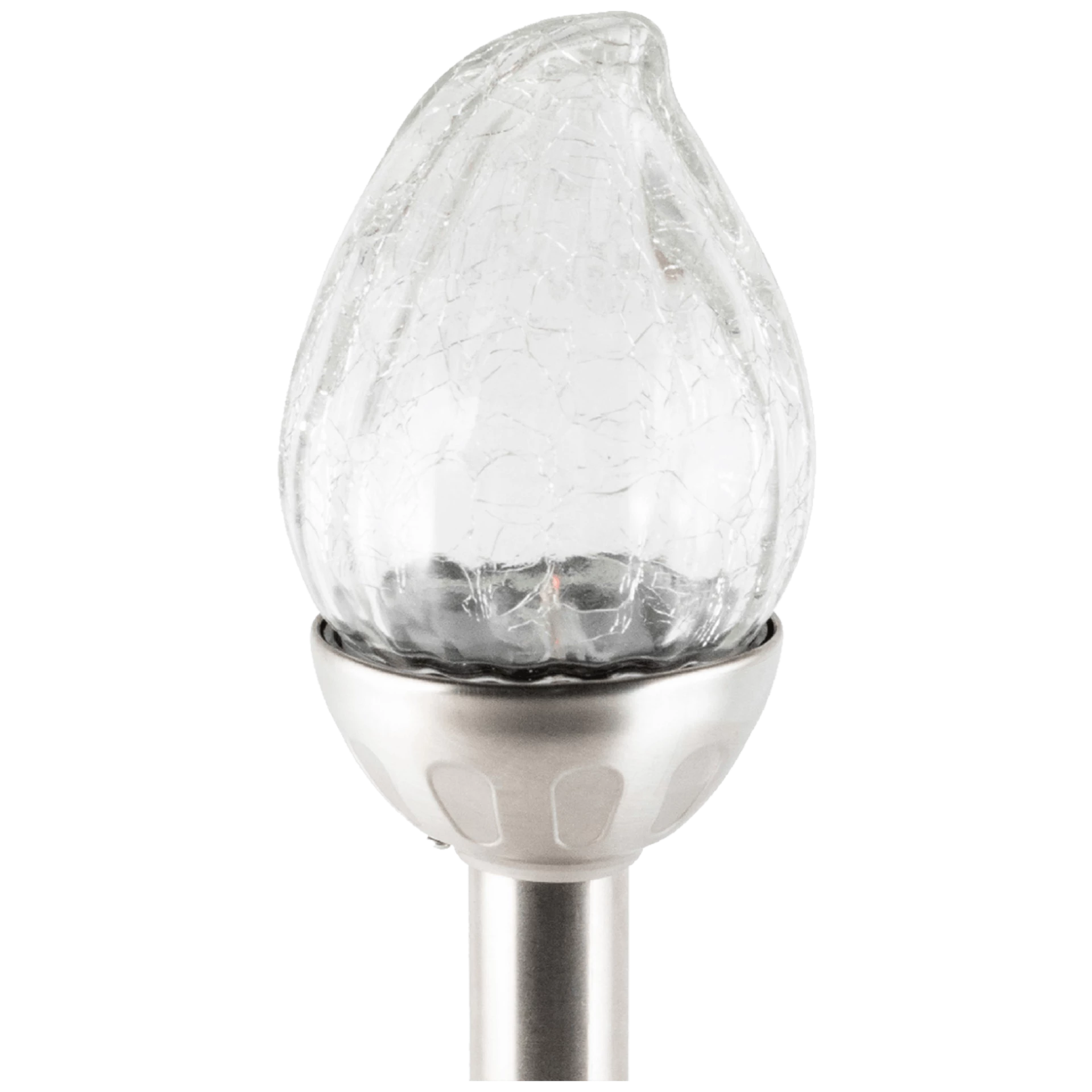 home Solarna vrtna LED lampa, metal / staklo - MX 815