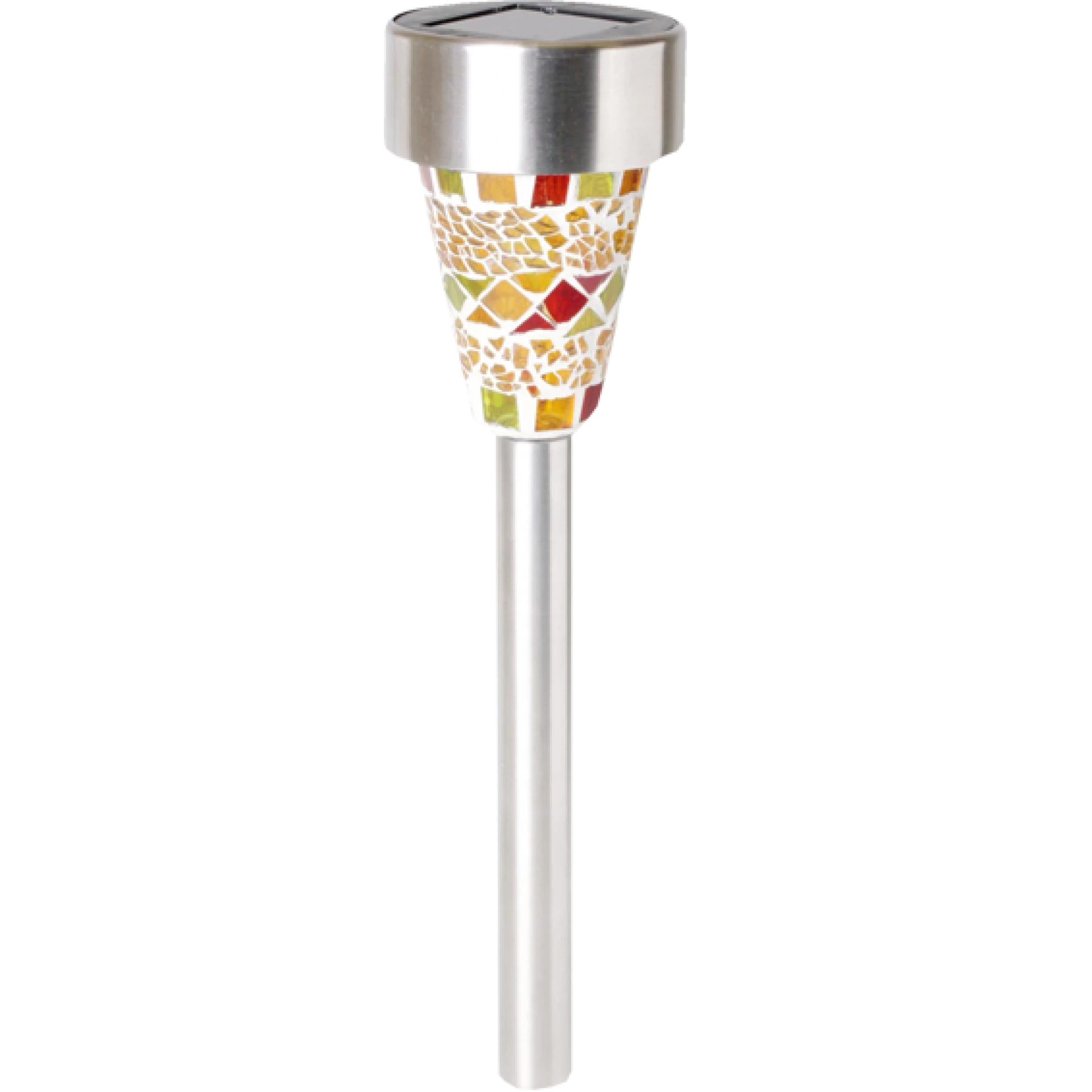 home Solarna vrtna LED lampa, mozaik, staklo / metal, 300 mAh - MX 459/1