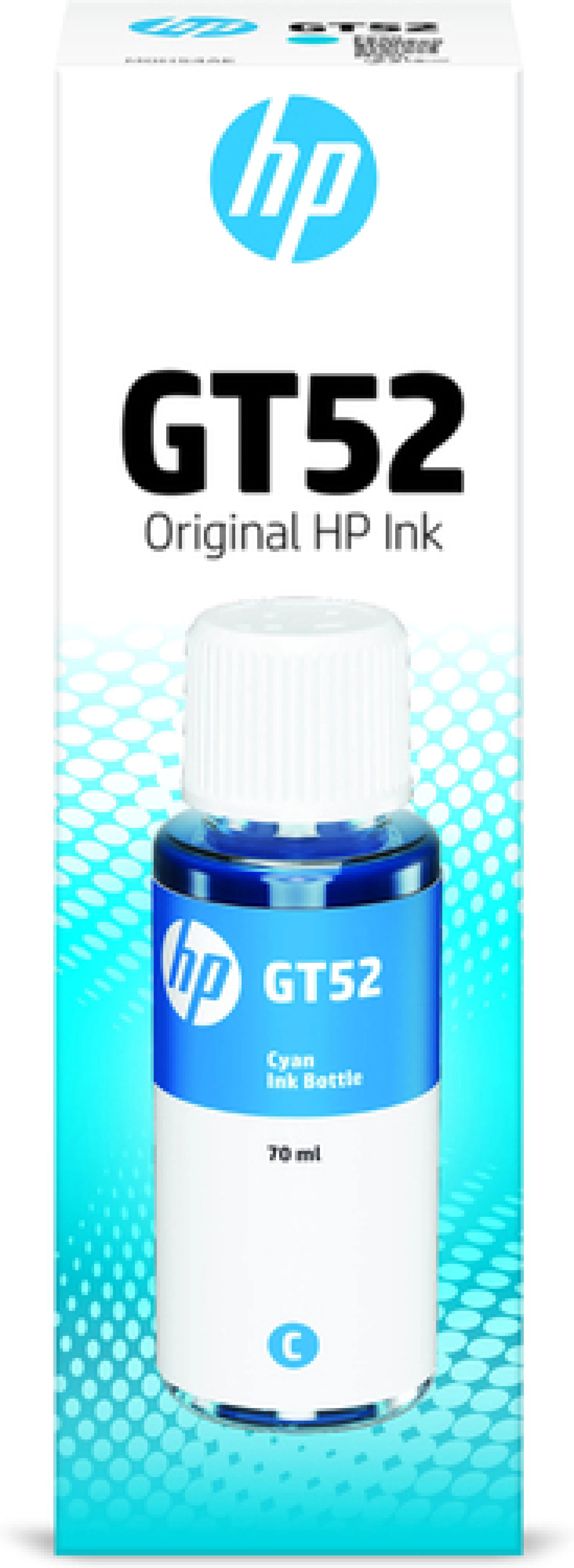 HP GT52 Cyan Original Ink