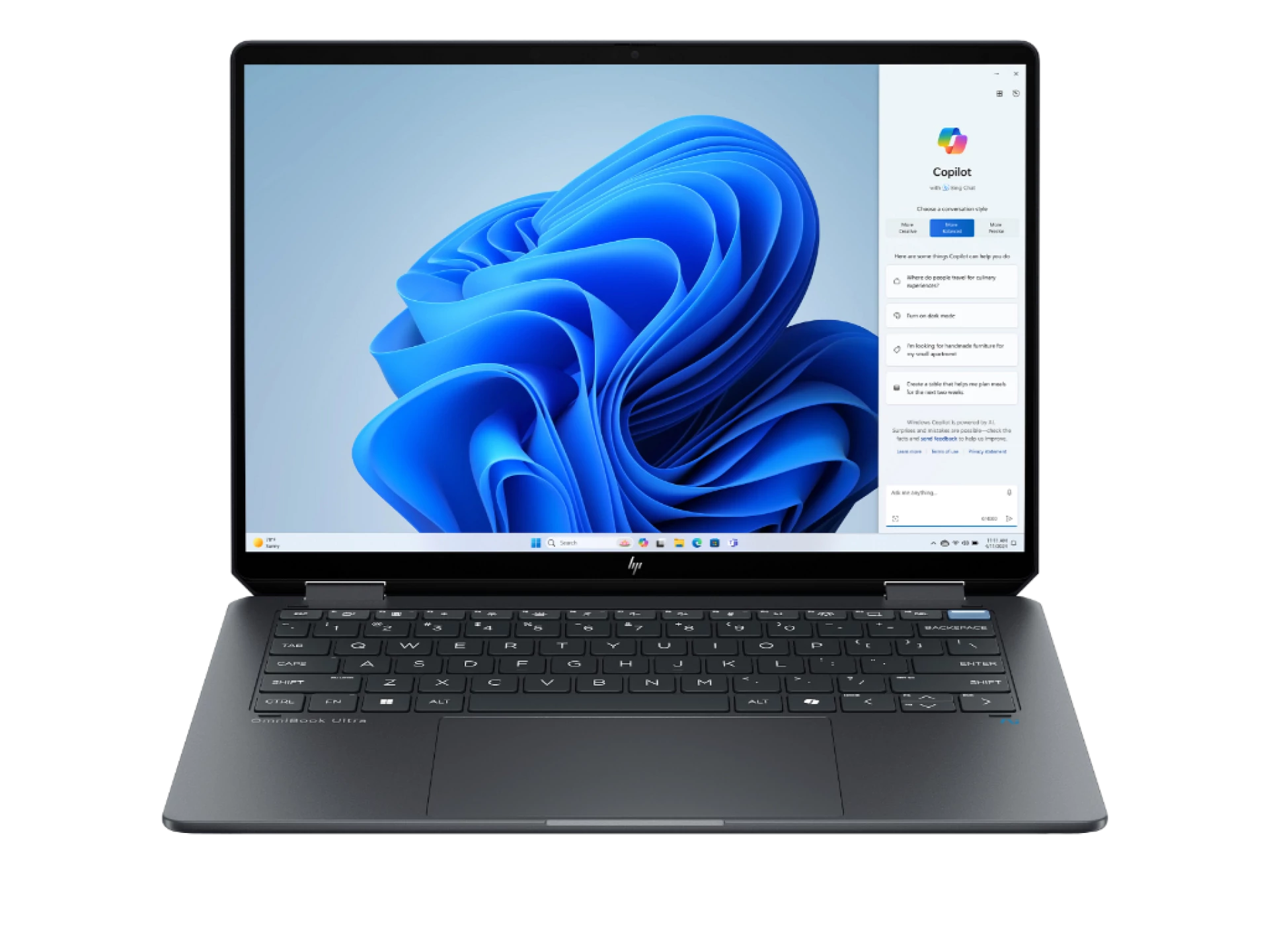 HP OmniBook Ultra Flip 14-fh0014" OLED, U7-256V 3.7/4.8GHz16GB DDR5, 1TB SSD, Backlit, FPR, W11Hom