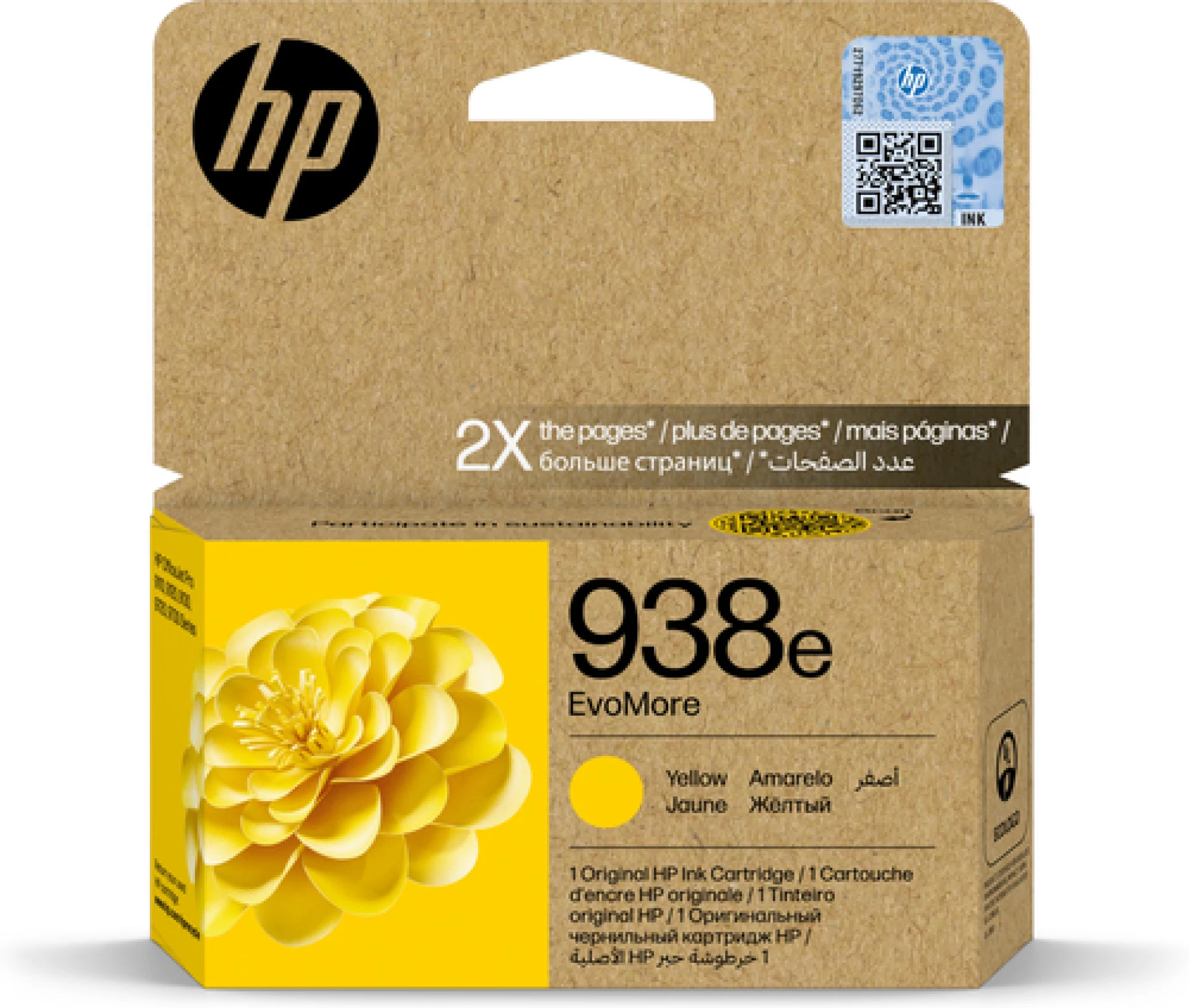 HP Tinta 4S6Y1PE Yellow 938e