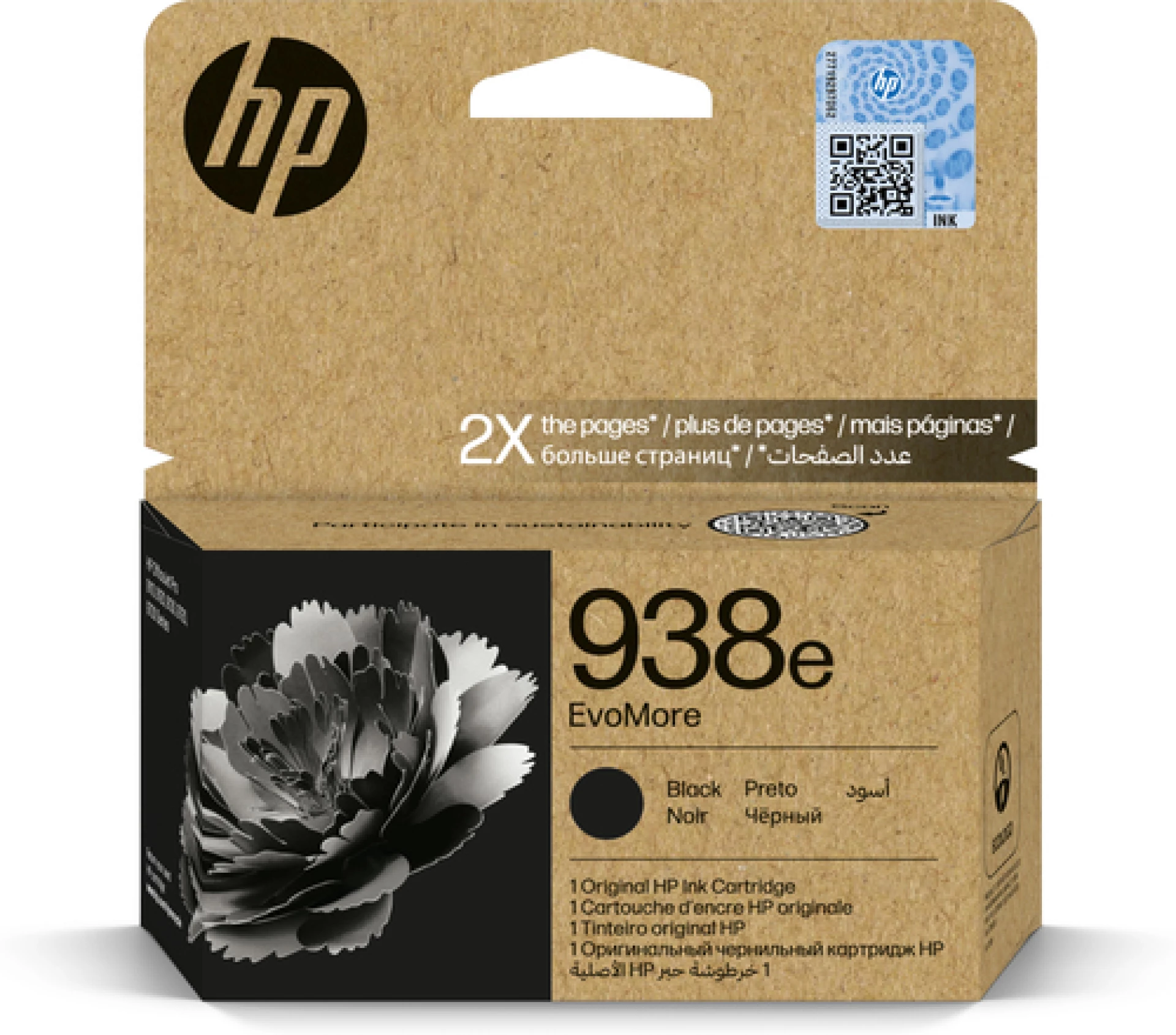 HP Tinta 4S6Y2PE Black 938e