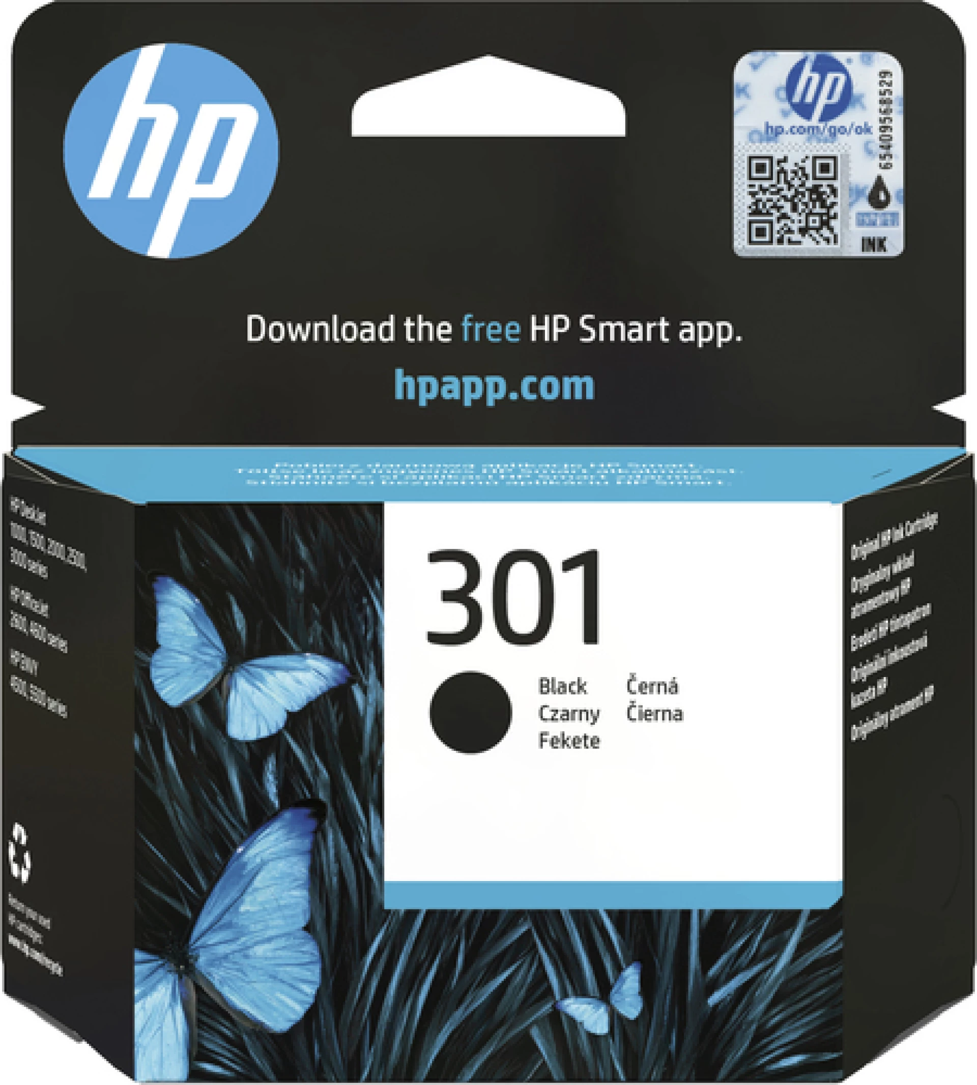 HP Tinta CH561EE Black 301 A020155