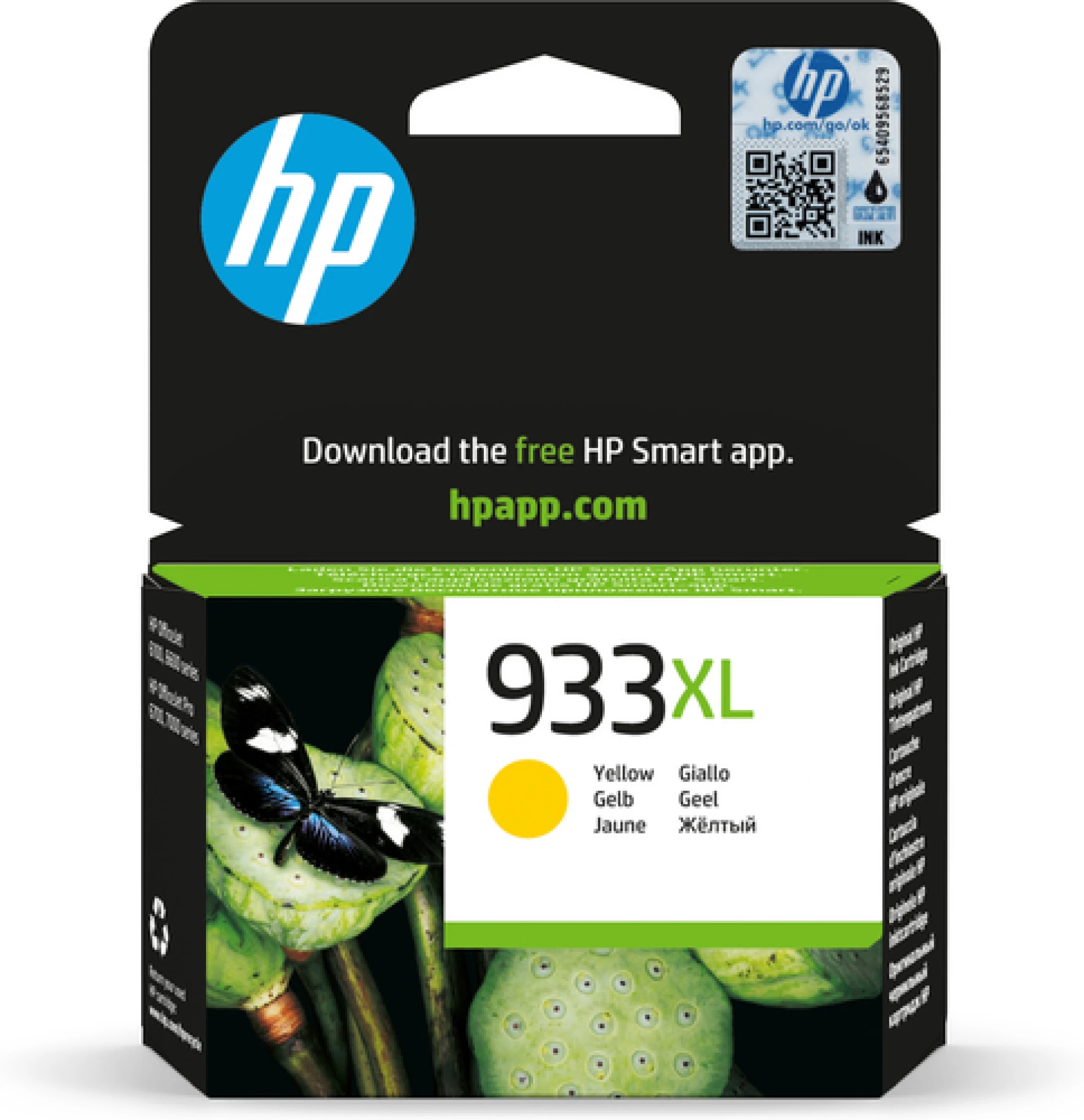 HP Tinta CN056AE Yellow 933XL