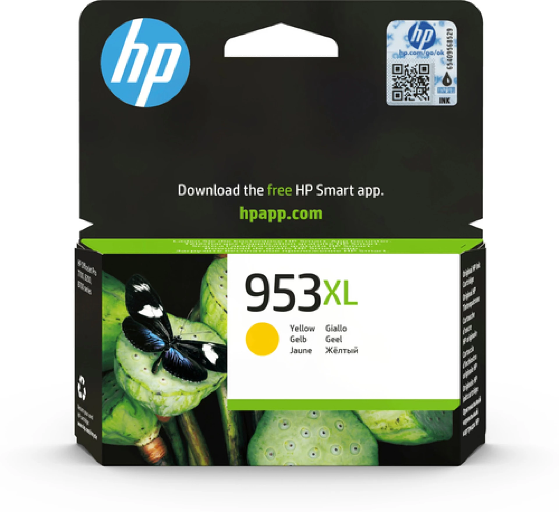 HP Tinta F6U18AE Yellow 953XL