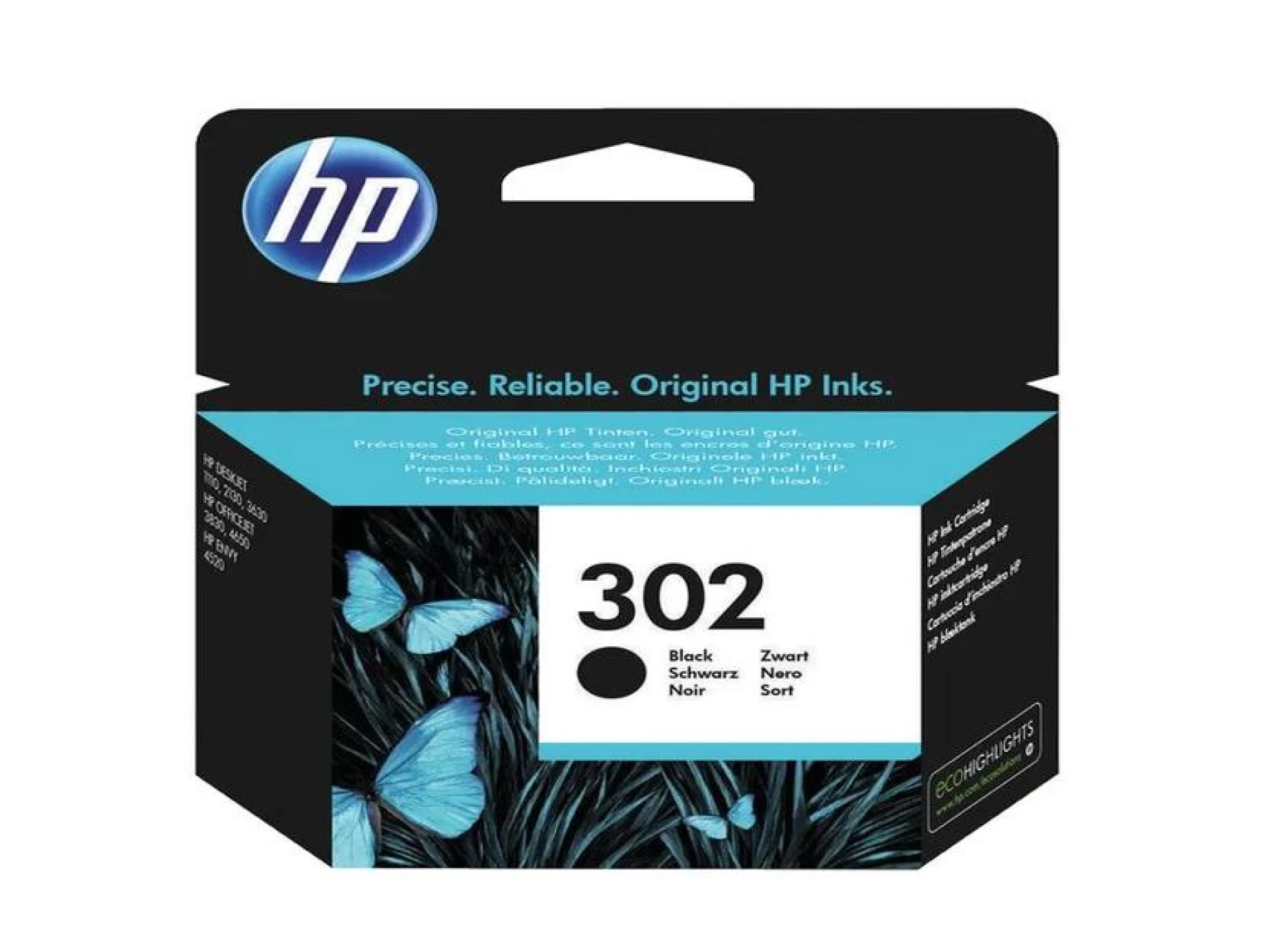 HP Tinta F6U66AE Black 302