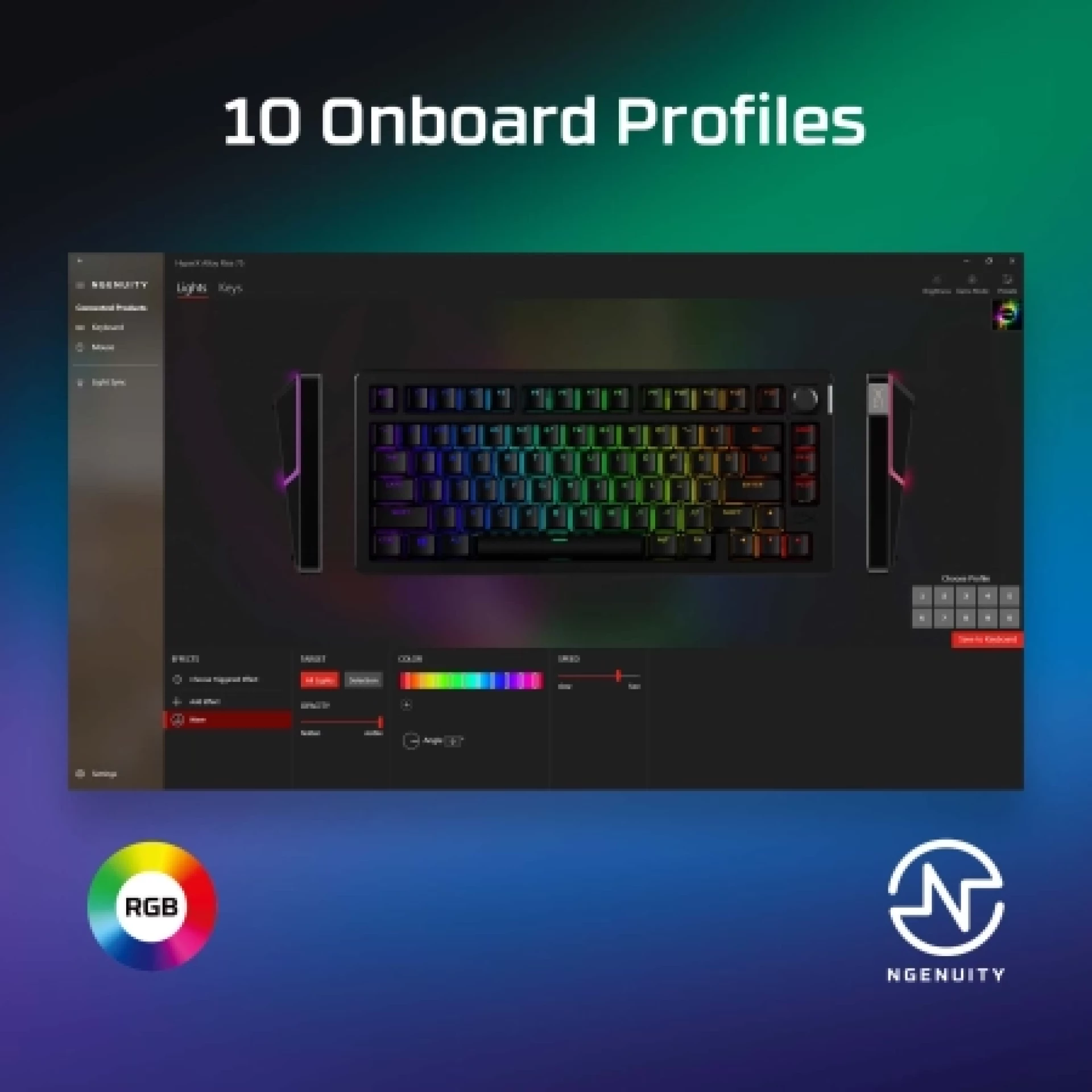 HyperX Alloy Rise 75 HX Red Gaming Mehanicka Tastatura 7G7A4AA