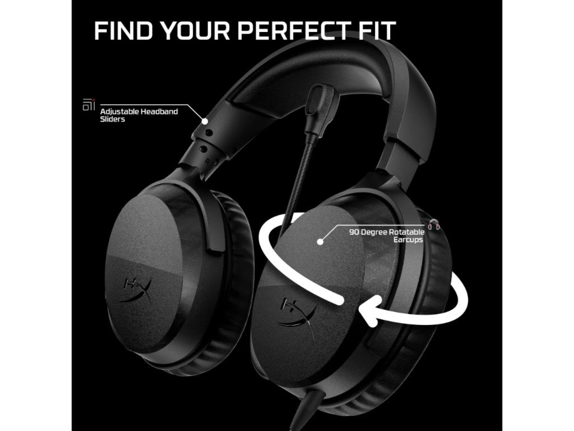 HyperX Cloud Stinger 3Gaming Headset (Black)