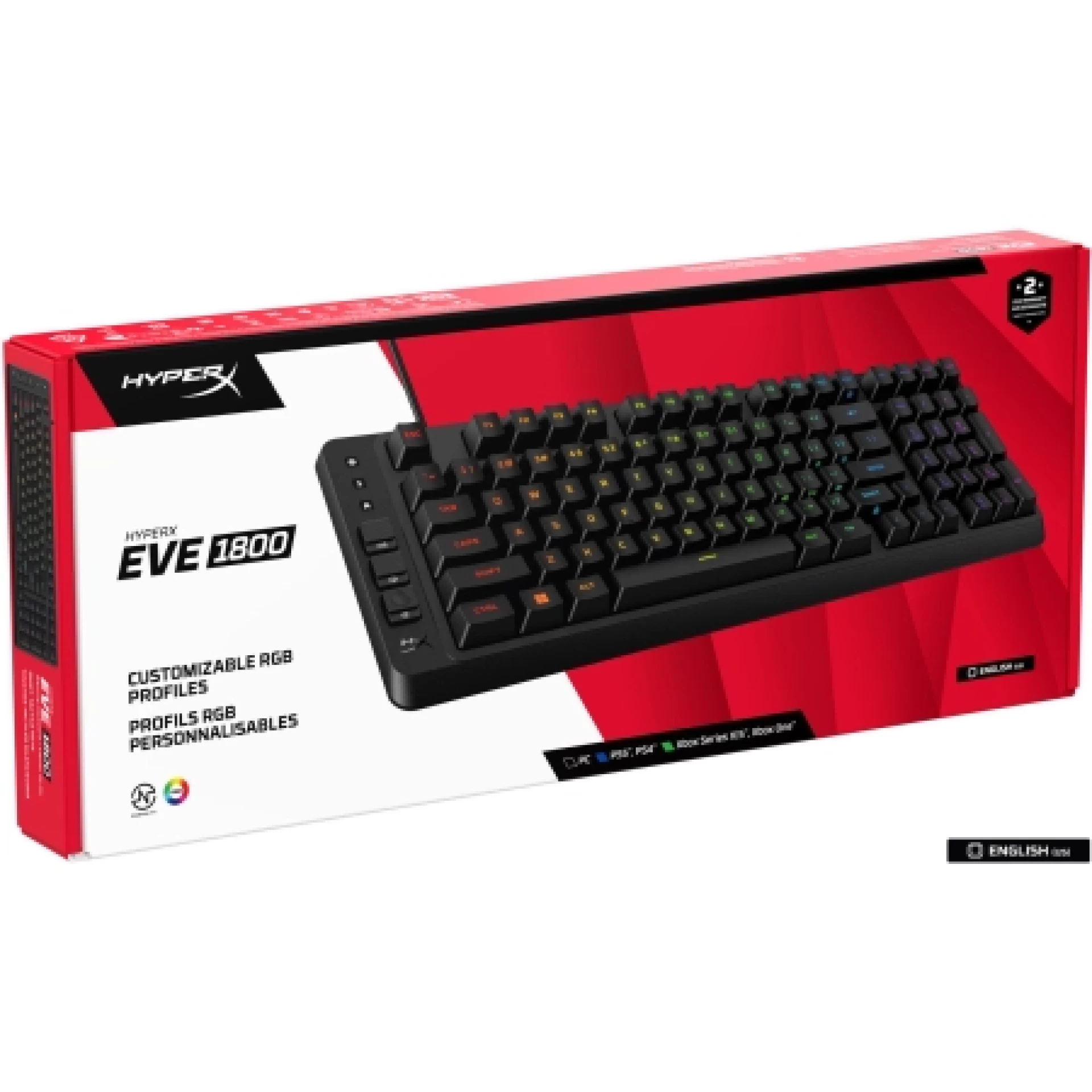 HyperX  Gaming Tastatura Eve 1800 RGB B7JE0AA