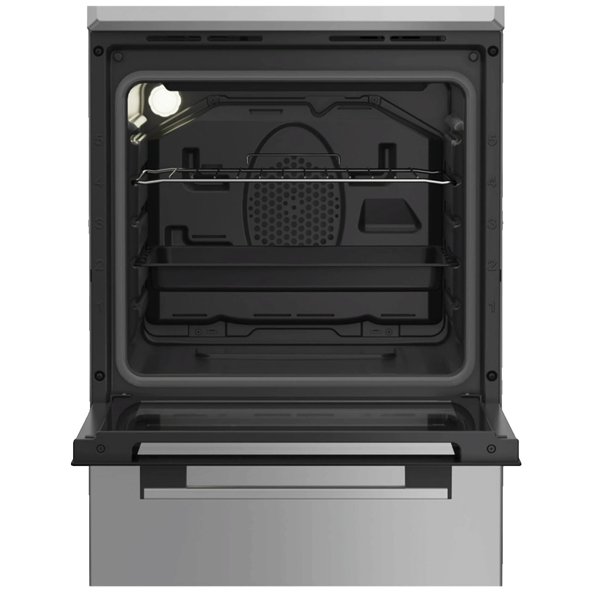 Indesit Štednjak 4 staklokeramičke ringle, pećnica 55 lit., 50cm, A - I5V5KMS