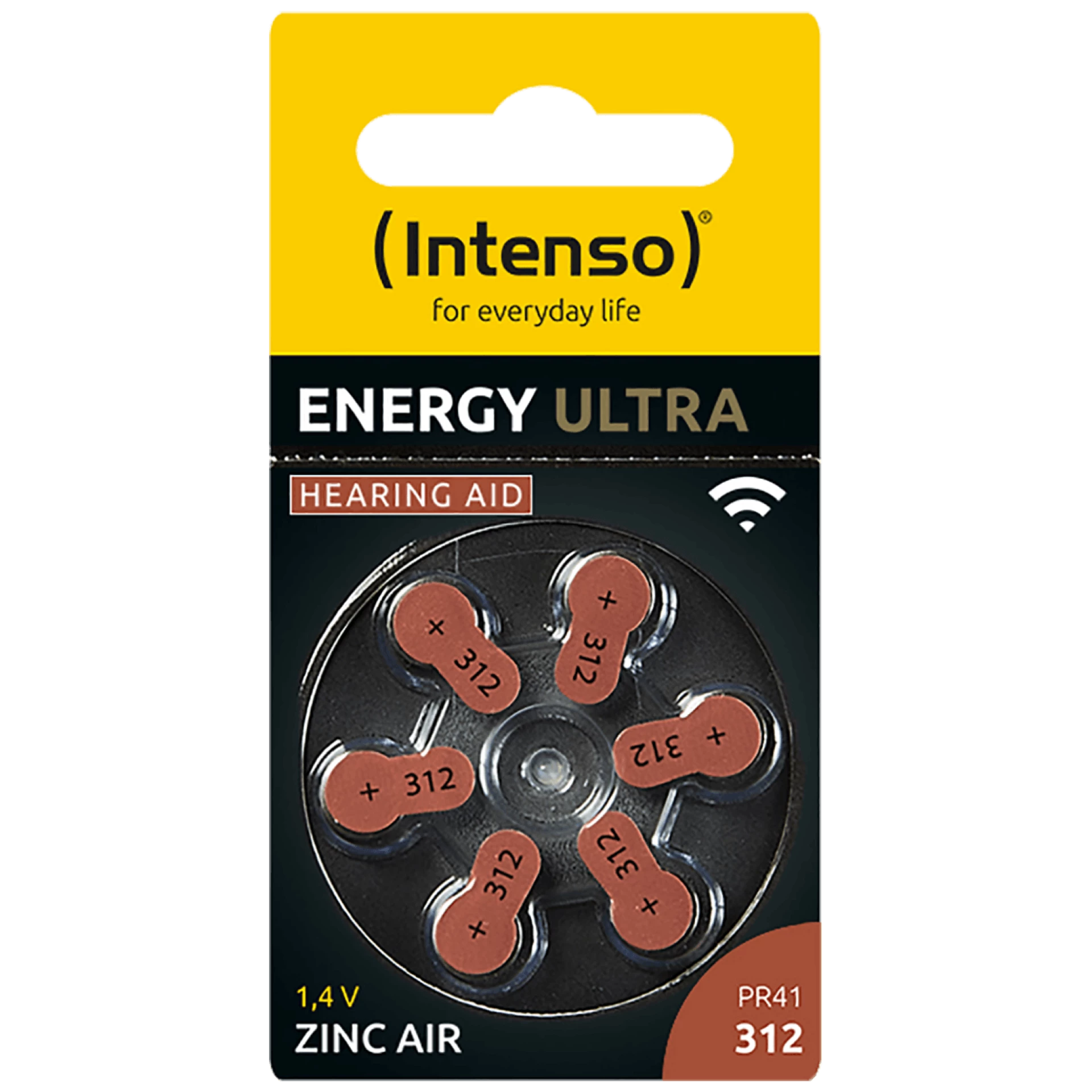(Intenso) Baterija, A312/PR41,1.45 V, pakiranje 6 kom