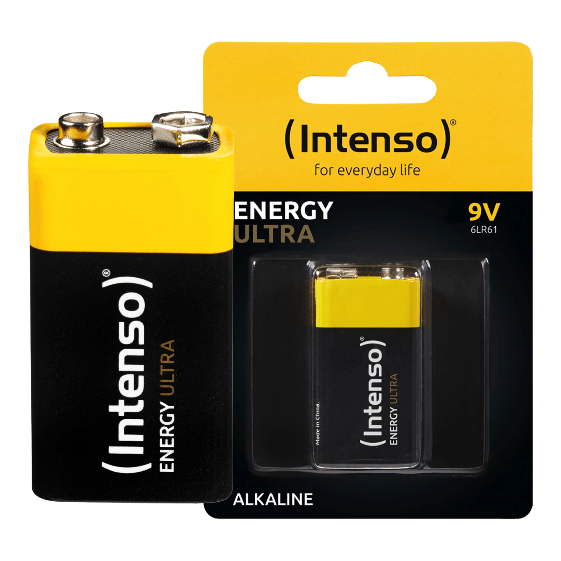 (Intenso) Baterija alkalna, 6LR61, 9 V, blister 1 komad - 6LR61 / 9V