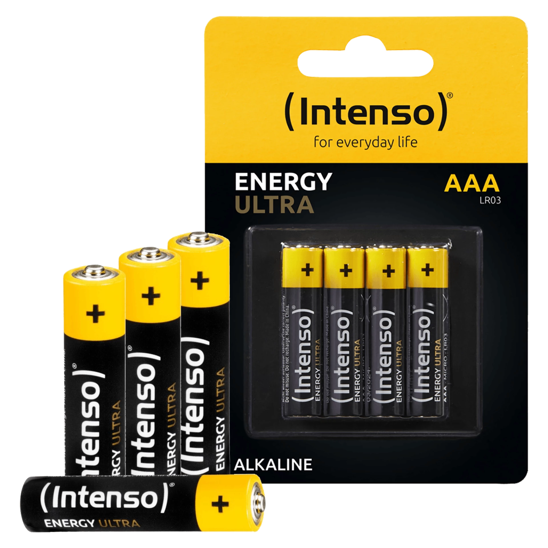 (Intenso) Baterija alkalna, AAA LR03/4, 1,5 V, blister 4 kom