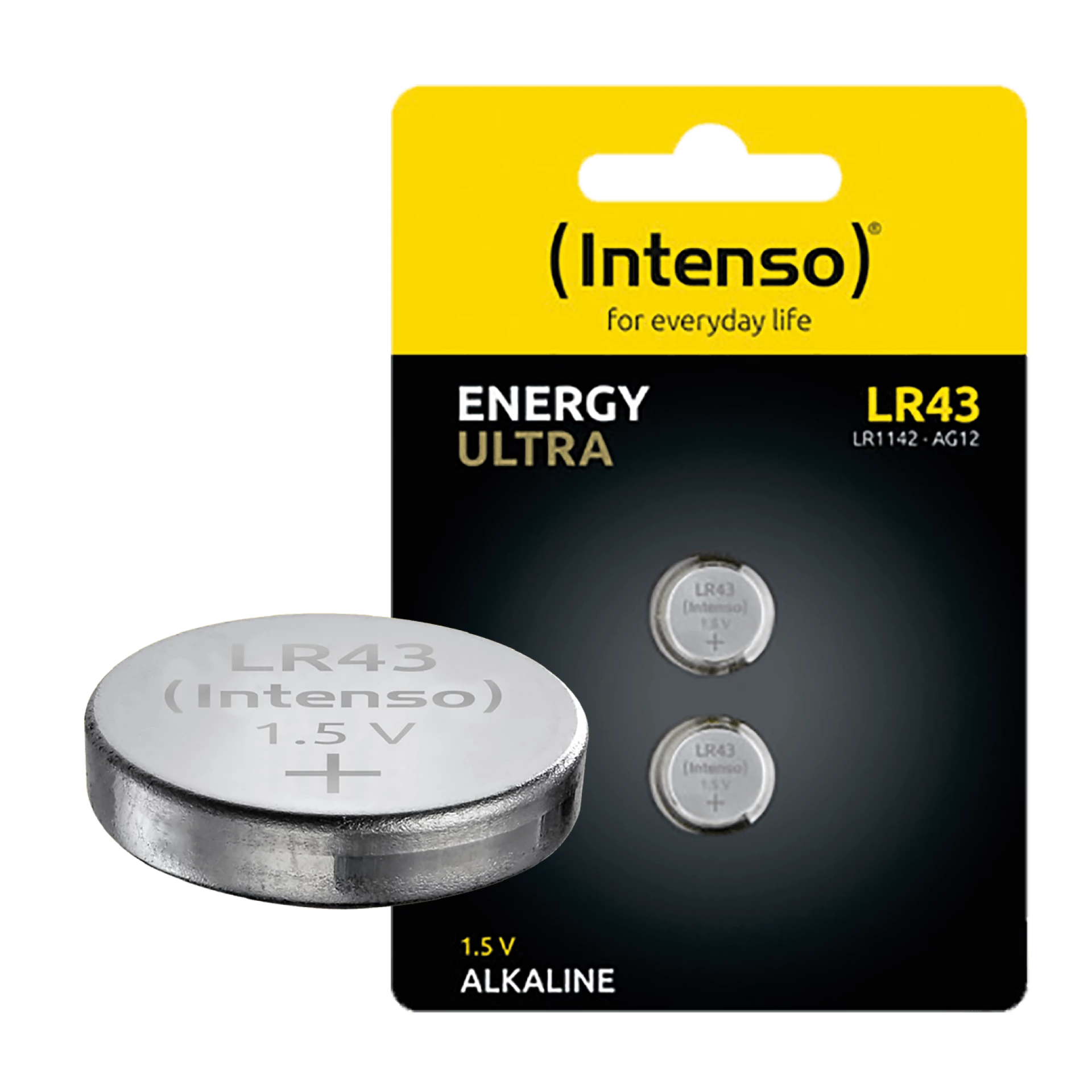 (Intenso) Baterija alkalna LR43/2, 1,5 V dugmasta, blister 2 kom