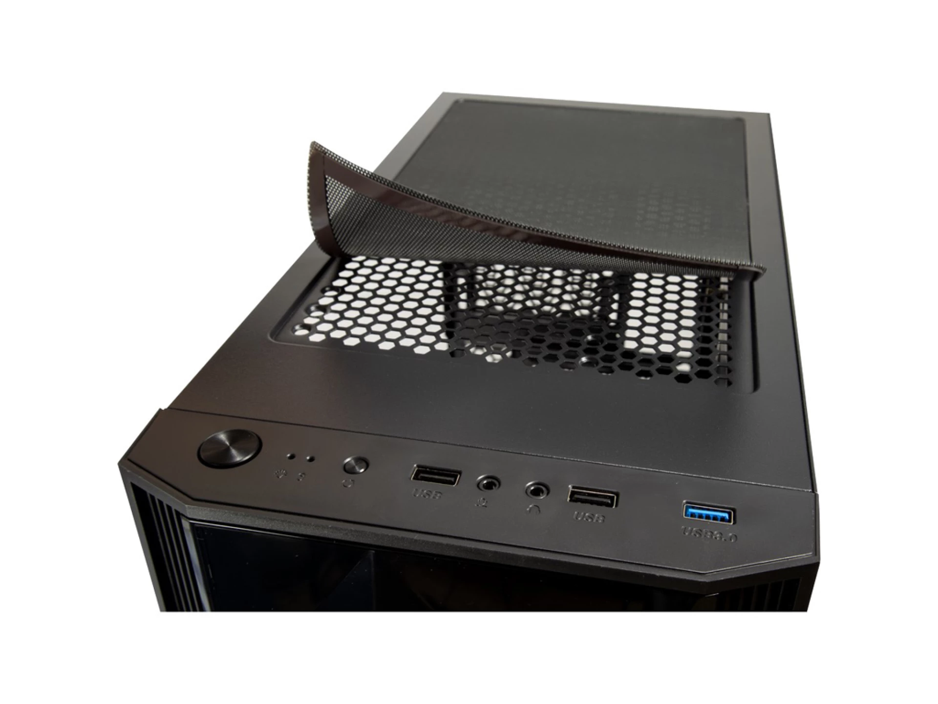 Inter-tech Case A-3401 ChevronRGB gaming, 3x RGB fans,Acrylic glass front panel