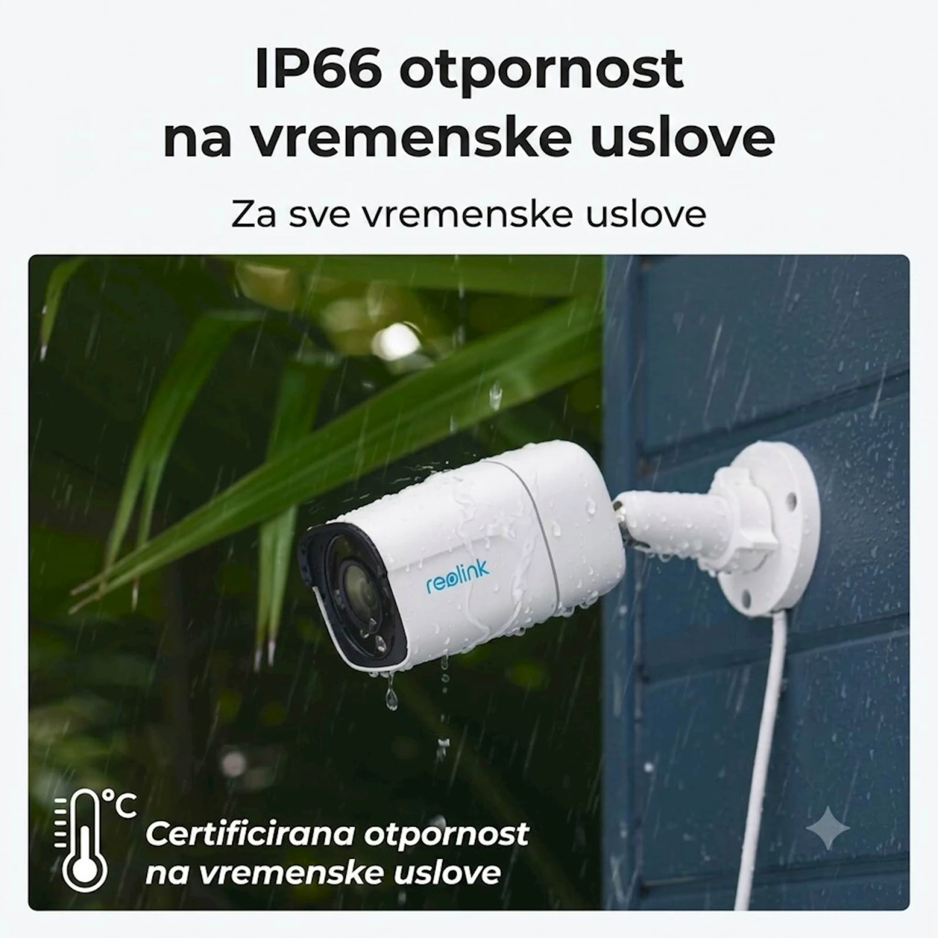 Ip Kamera Reolink serija P340 4K, Zunanja, 12MP, noćni vid u boji, Bullet POE