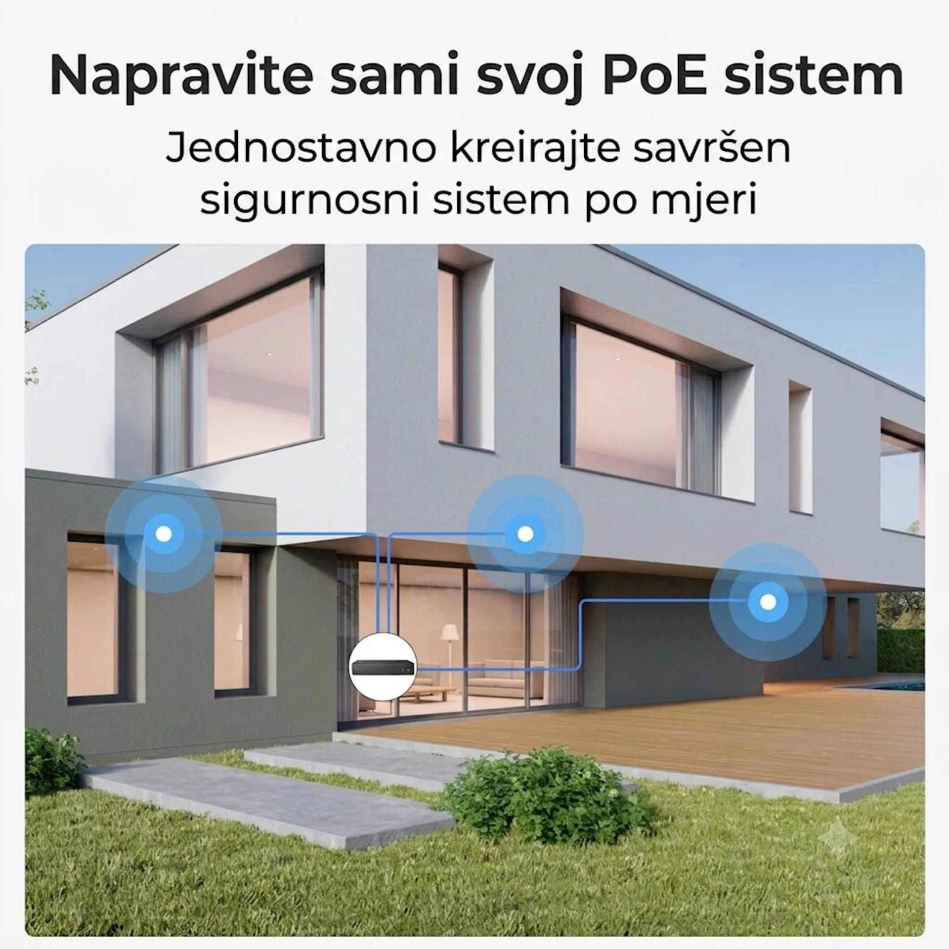 Ip Kamera Reolink serija P340 4K, Zunanja, 12MP, noćni vid u boji, Bullet POE