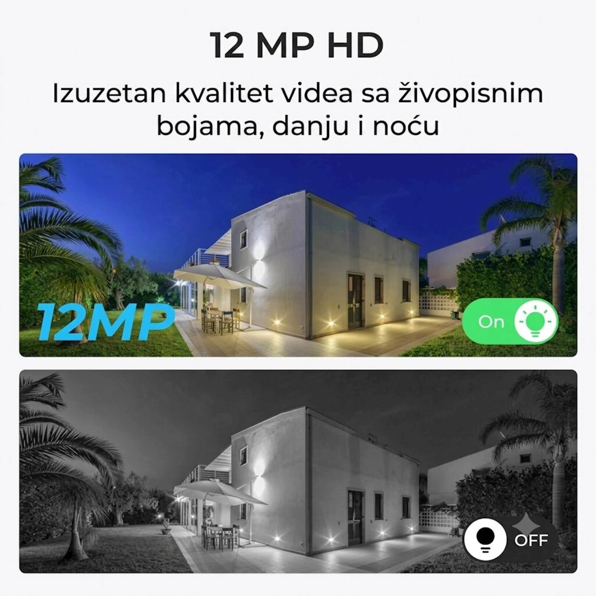Ip Kamera Reolink serija P340 4K, Zunanja, 12MP, noćni vid u boji, Bullet POE