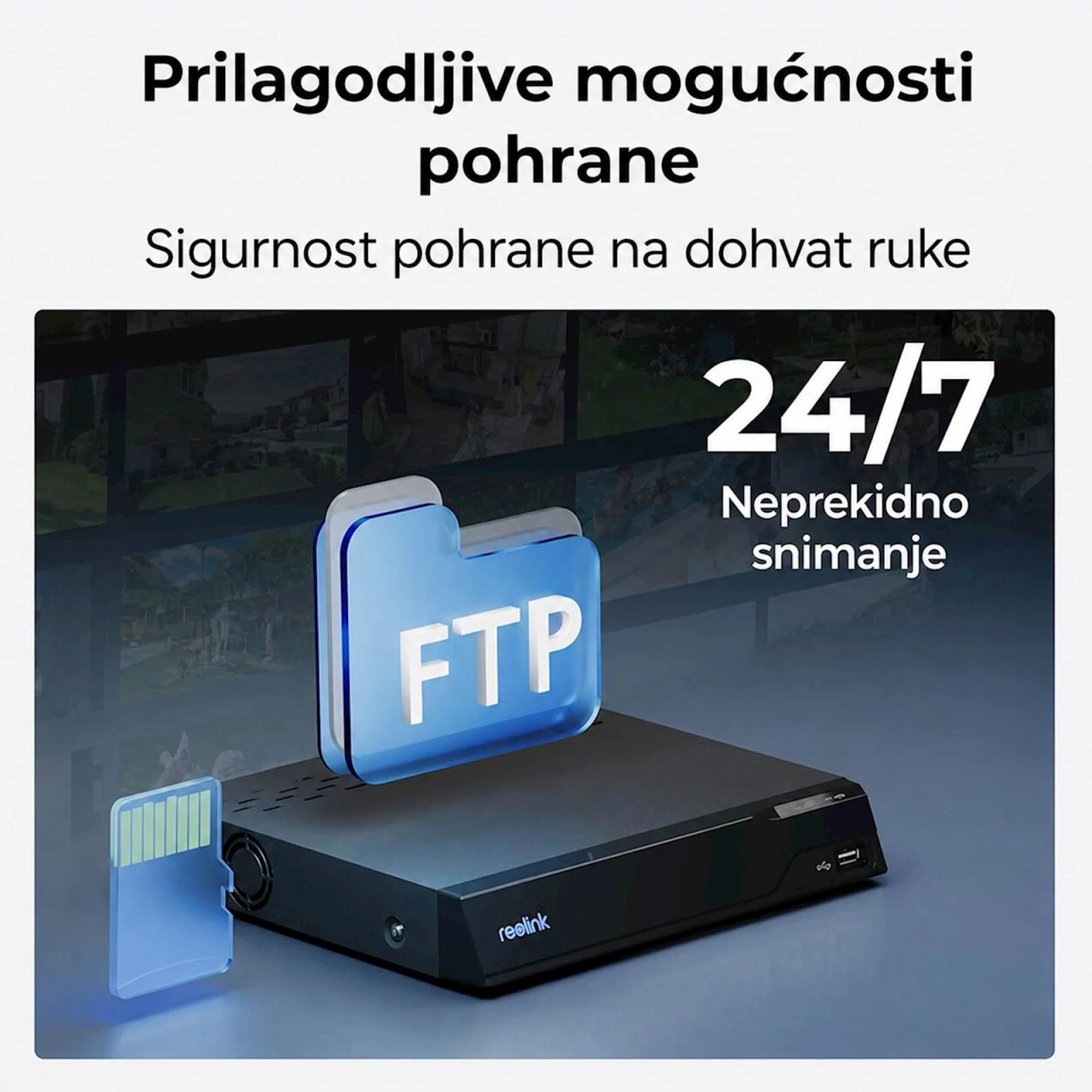 Ip Kamera Reolink serija P340 4K, Zunanja, 12MP, noćni vid u boji, Bullet POE