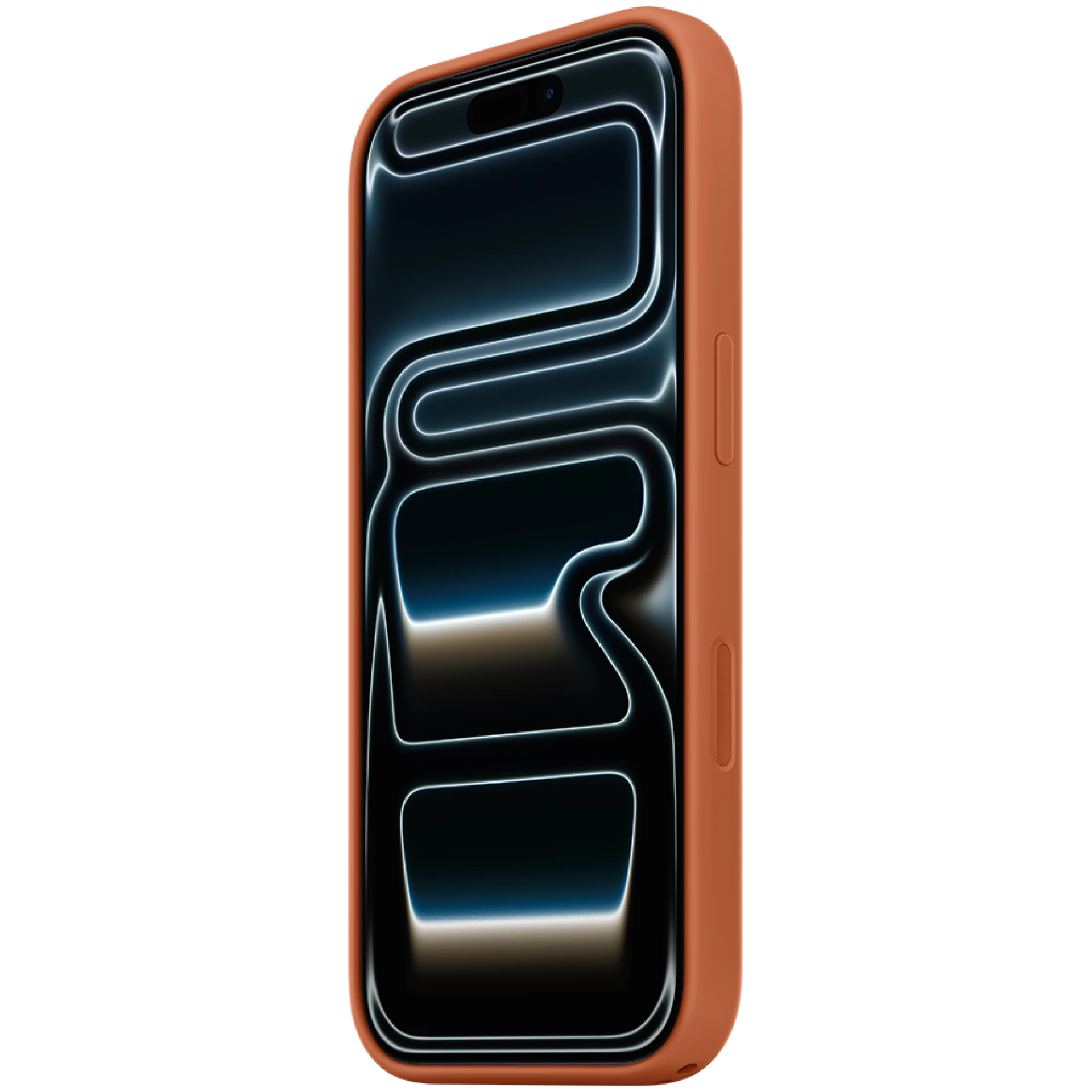iPhone 17 Pro Silicone Case with MagSafe - Terra Cotta,Model A3559