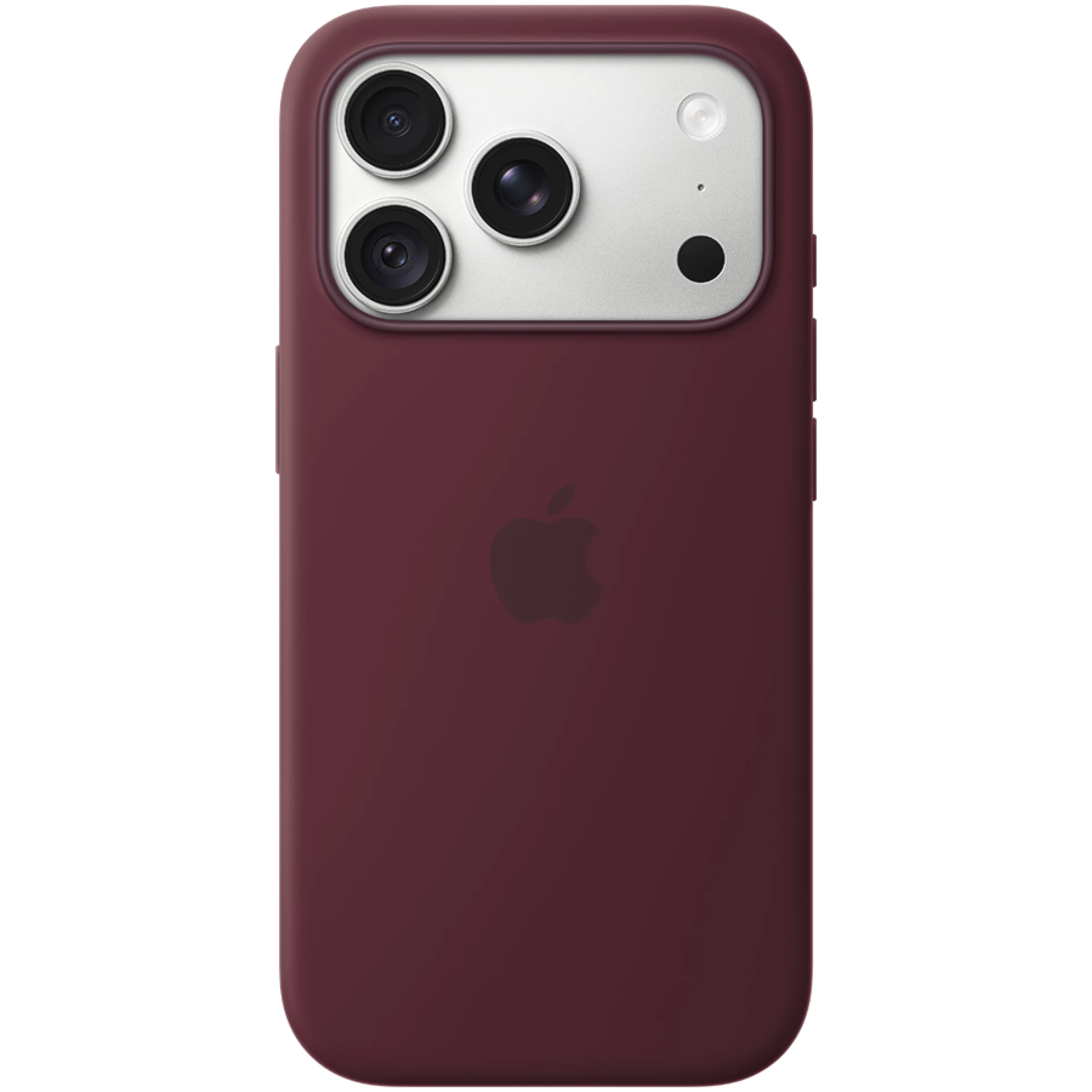 iPhone 18 Pro Silicone Case with MagSafe - Burgundy, Model A3701