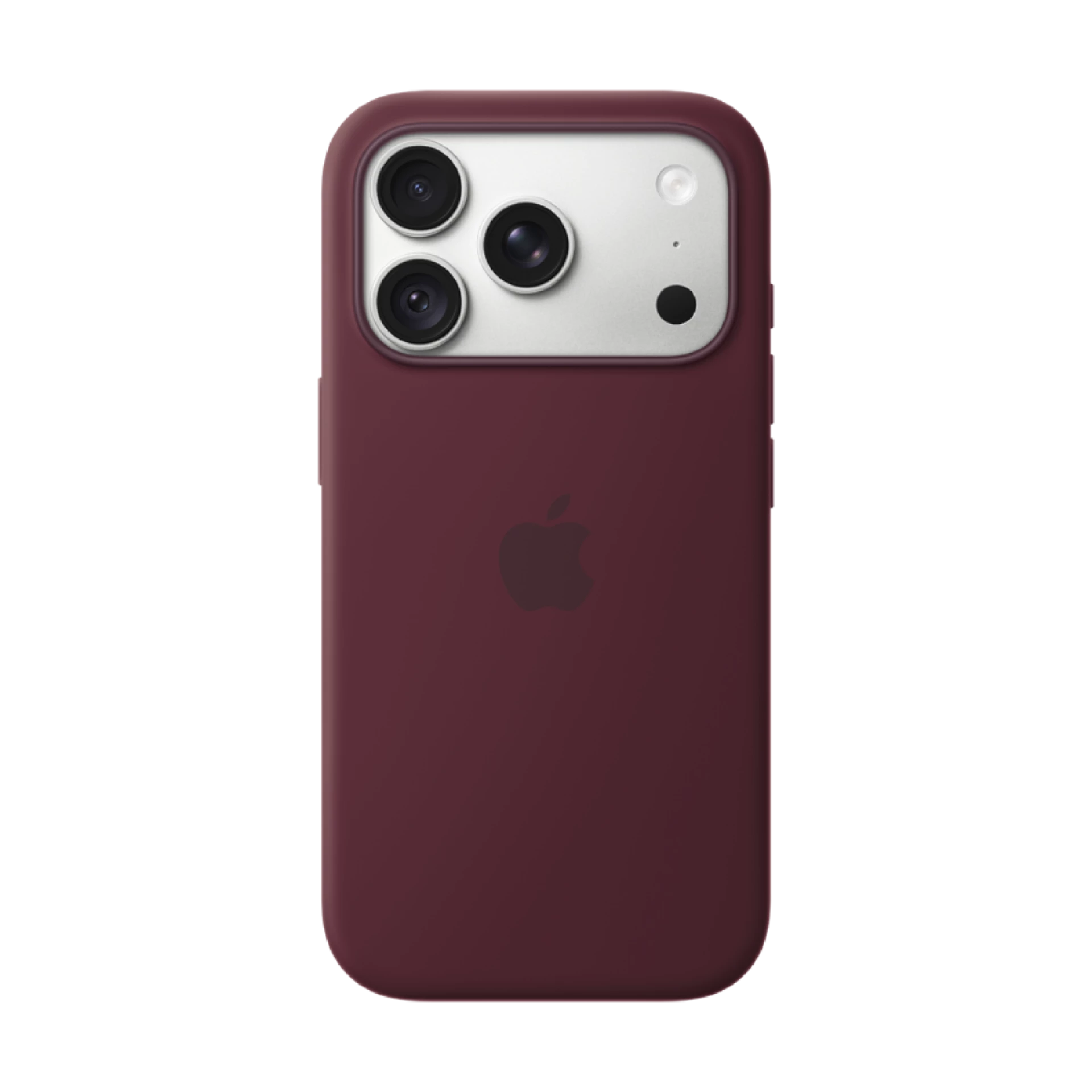 iPhone 18 Pro Silicone Case with MagSafe - Burgundy, Model A3701