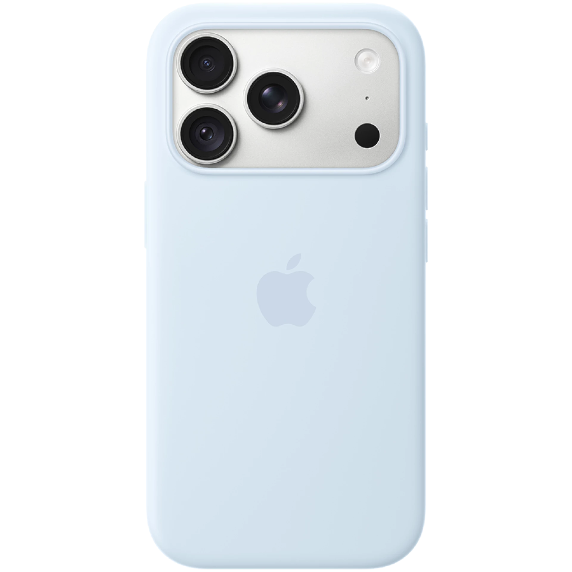 iPhone 18 Pro Silicone Case with MagSafe - Crisp Blue, Model A3701
